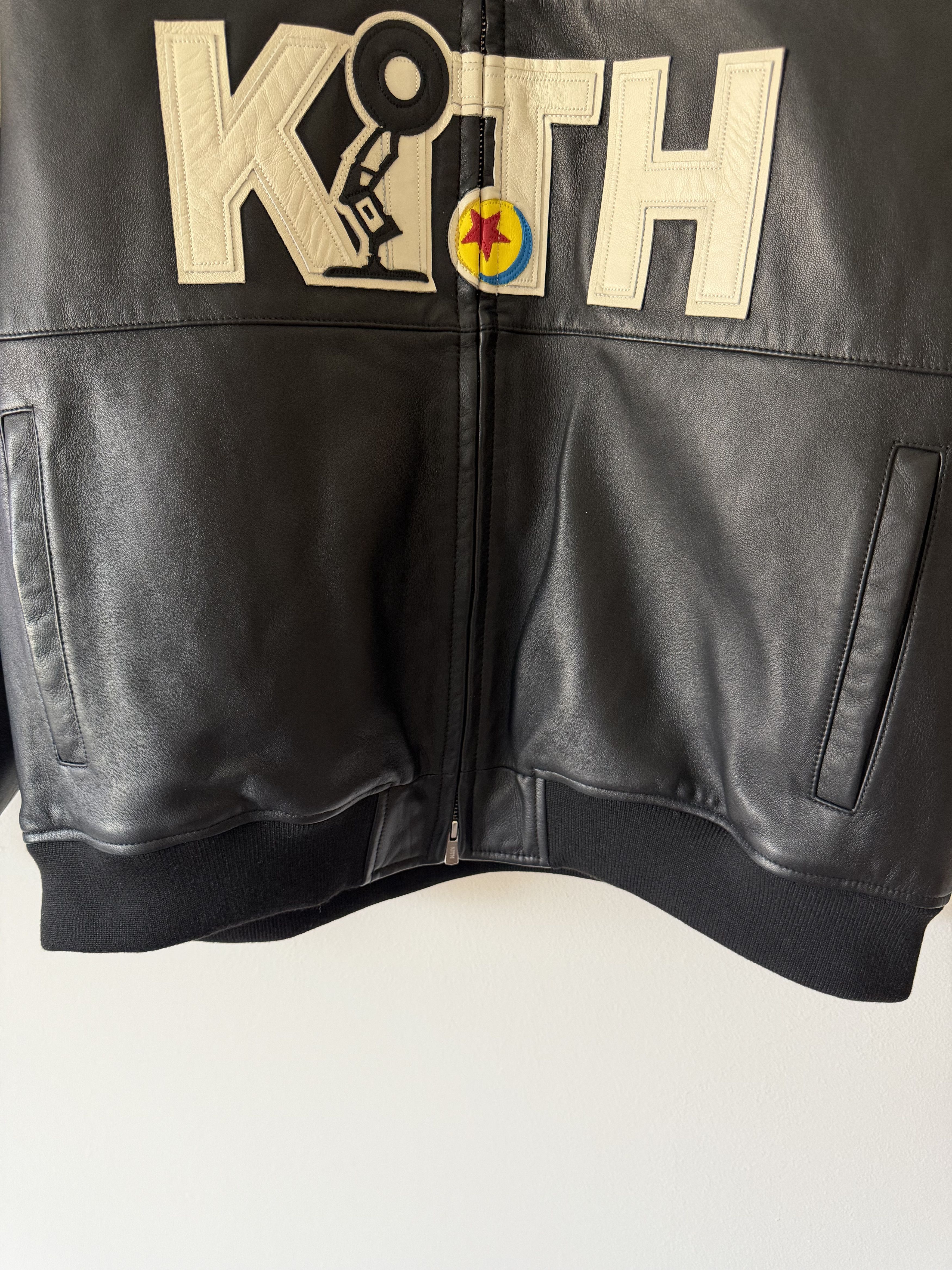 Disney × Kith Kith Disney Pixar Dejean Leather Jacket in Black Size US XL / EU 56 / 4 - 3 Thumbnail