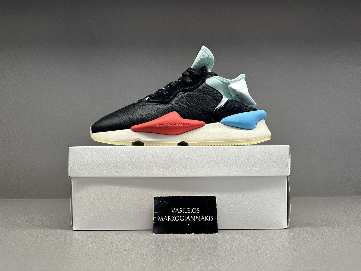 Y-3 Adidas Y-3 Kaiwa Black Blush Green Size US 8.5 / EU 41-42 - 1 Thumbnail