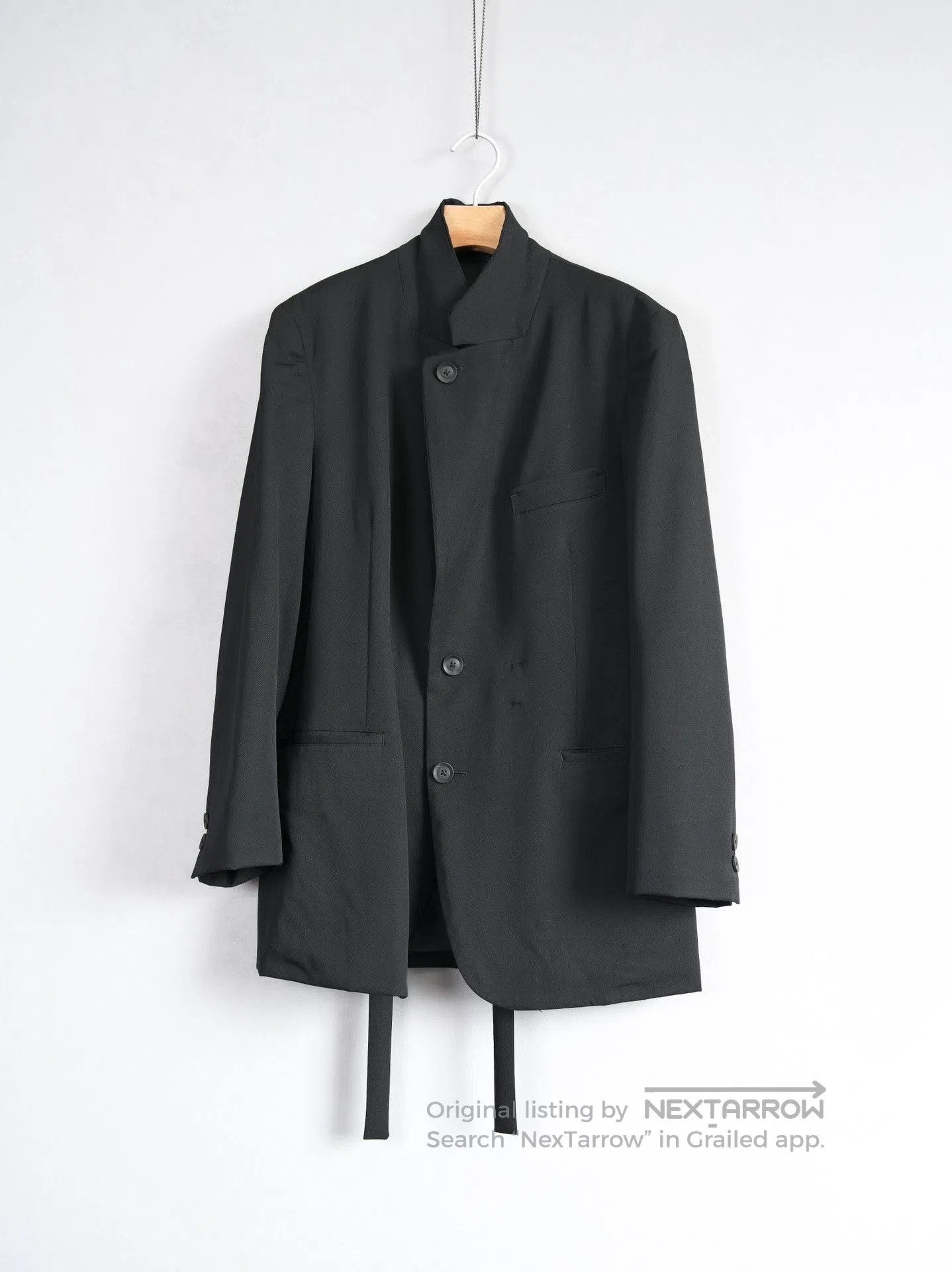 Yohji Yamamoto Yohji Yamamoto 19AW Mafia Belted Jacket. Size US L / EU 52-54 / 3 - 1 Thumbnail