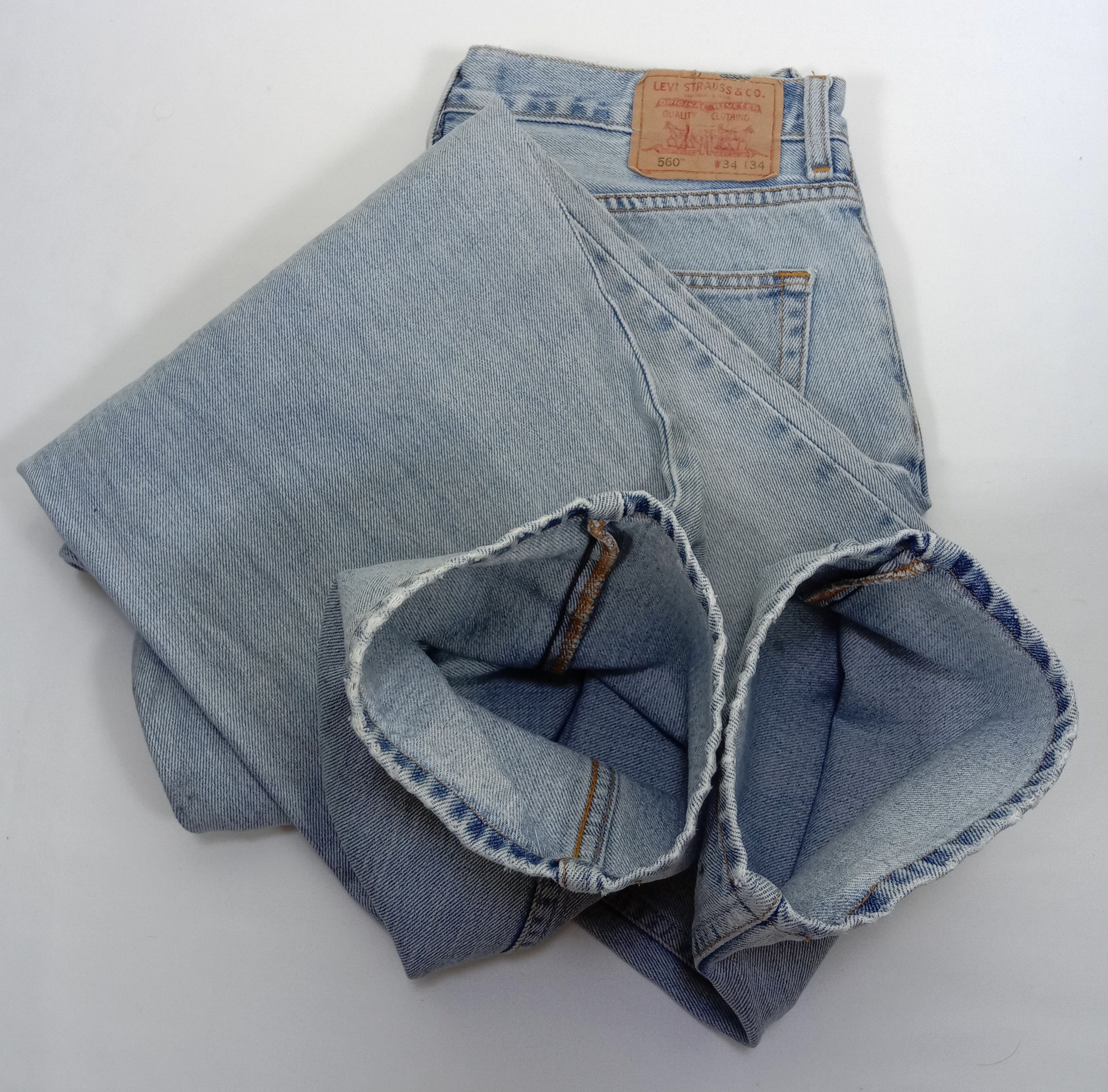 Levi's Vintage Levi's 560 Jeans Dirty Wash Comfort Fit Denim Size US 33 - 16 Thumbnail