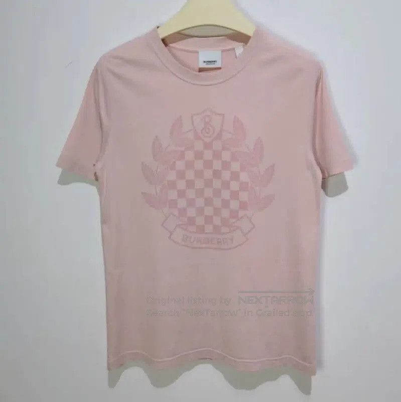 Burberry Burberry Pink Cotton Women's T-Shirt. Size XS / US 0-2 / IT 36-38 - 1 Thumbnail