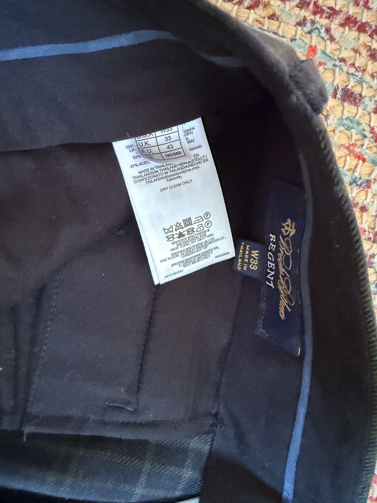 Brooks Brothers Brooks Brothers Tartan Regent Pants Size US 33 - 5 Thumbnail