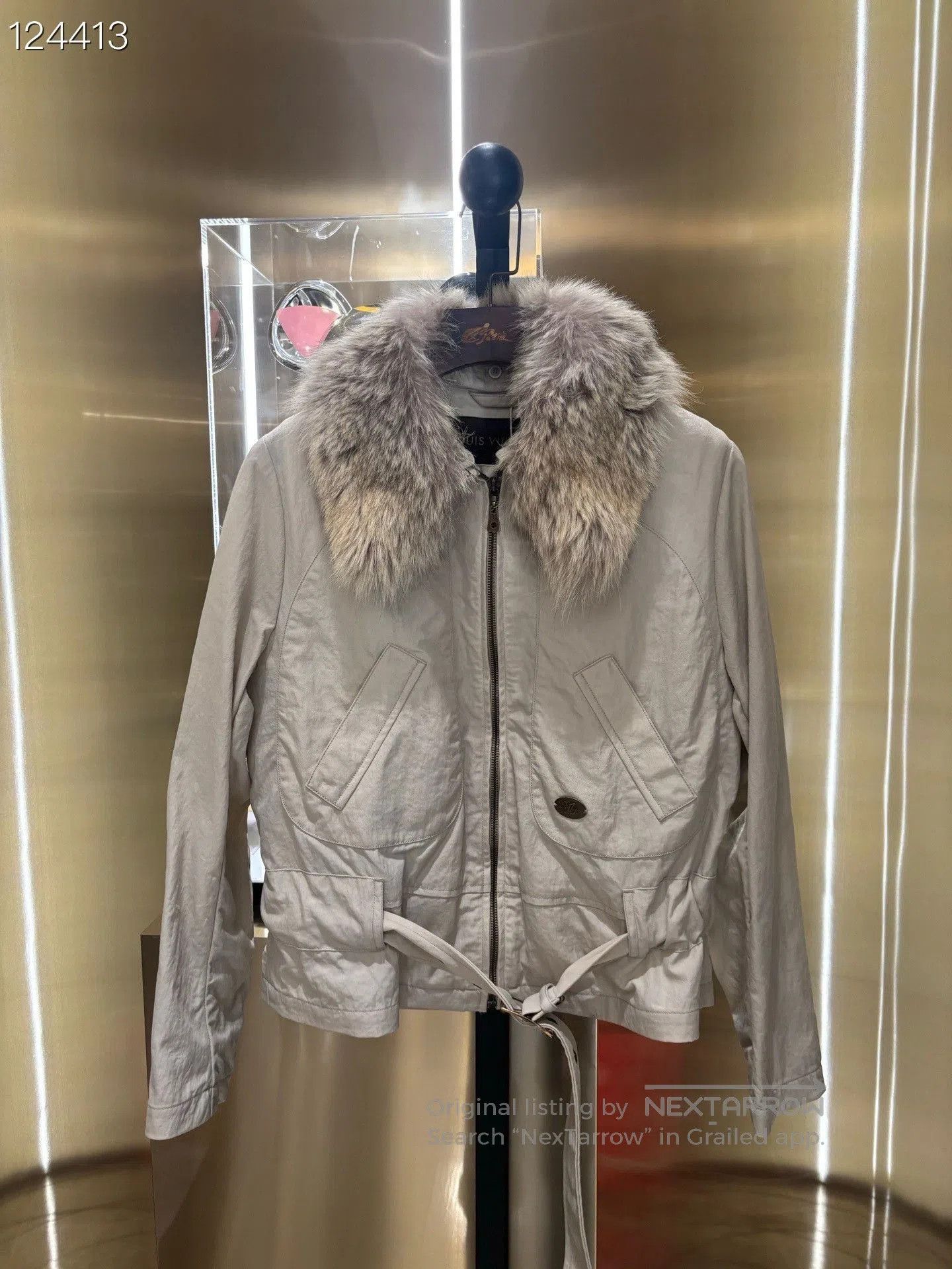 Louis Vuitton Louis Vuitton Beige Jacket w/ Detachable Vest. Size S / US 4 / IT 40 - 1 Thumbnail