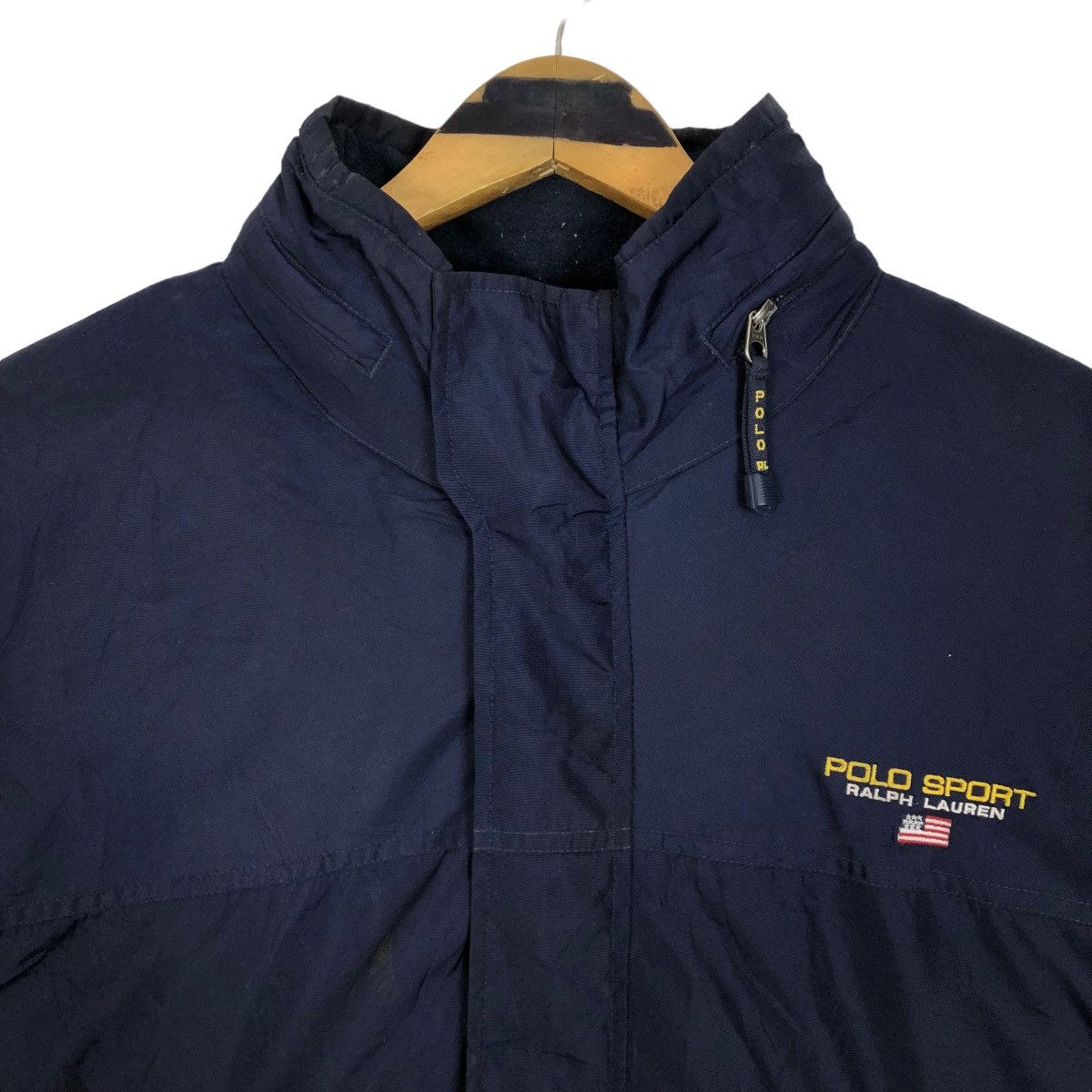 Polo Ralph Lauren Vintage Polo Sport Ralph Lauren Nylon Light Jacket Size US L / EU 52-54 / 3 - 6 Thumbnail