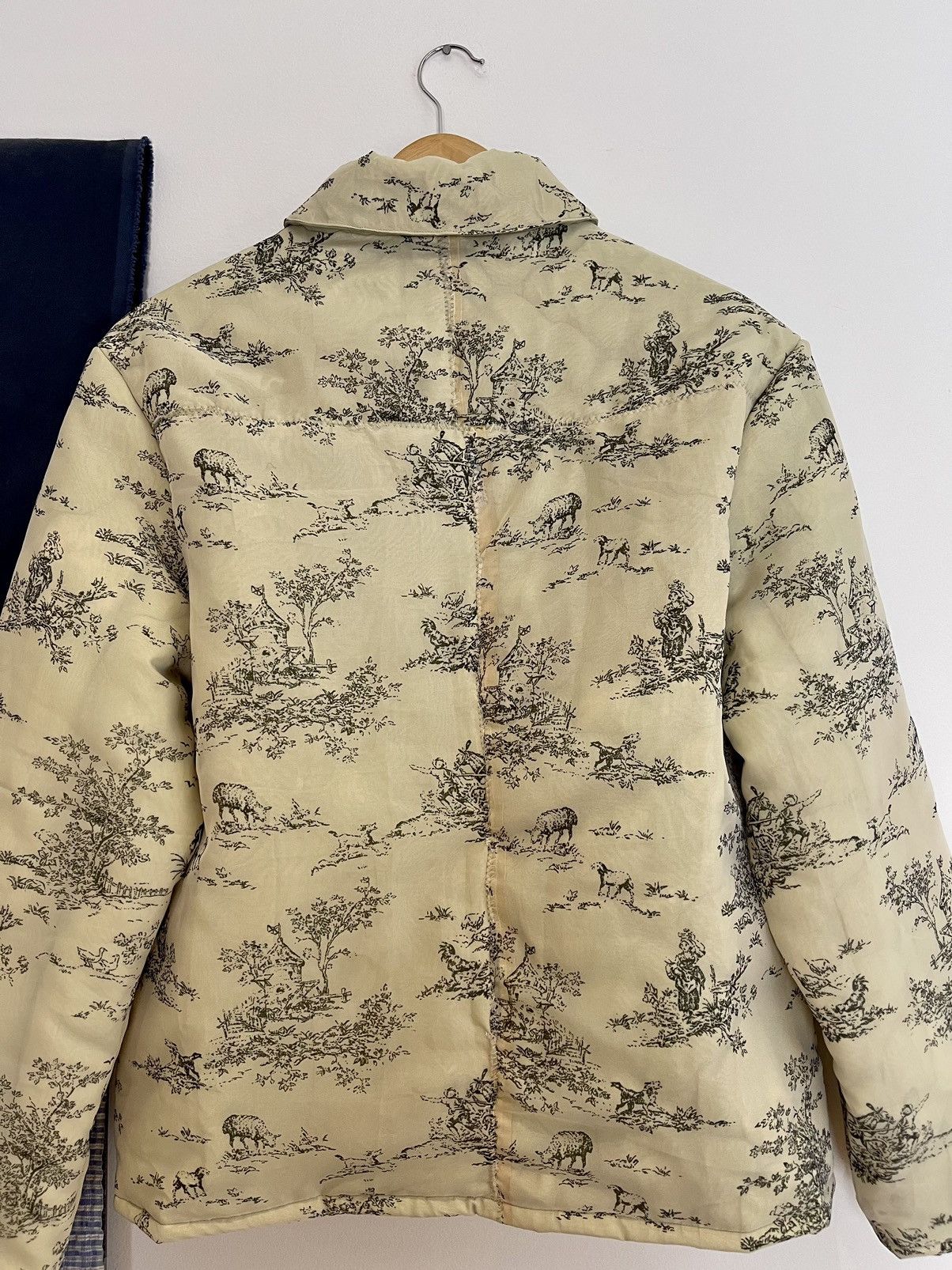 Chorley AW23 sheer toile de jouy quilted bomber flak liner work coat Size US L / EU 52-54 / 3 - 5 Thumbnail