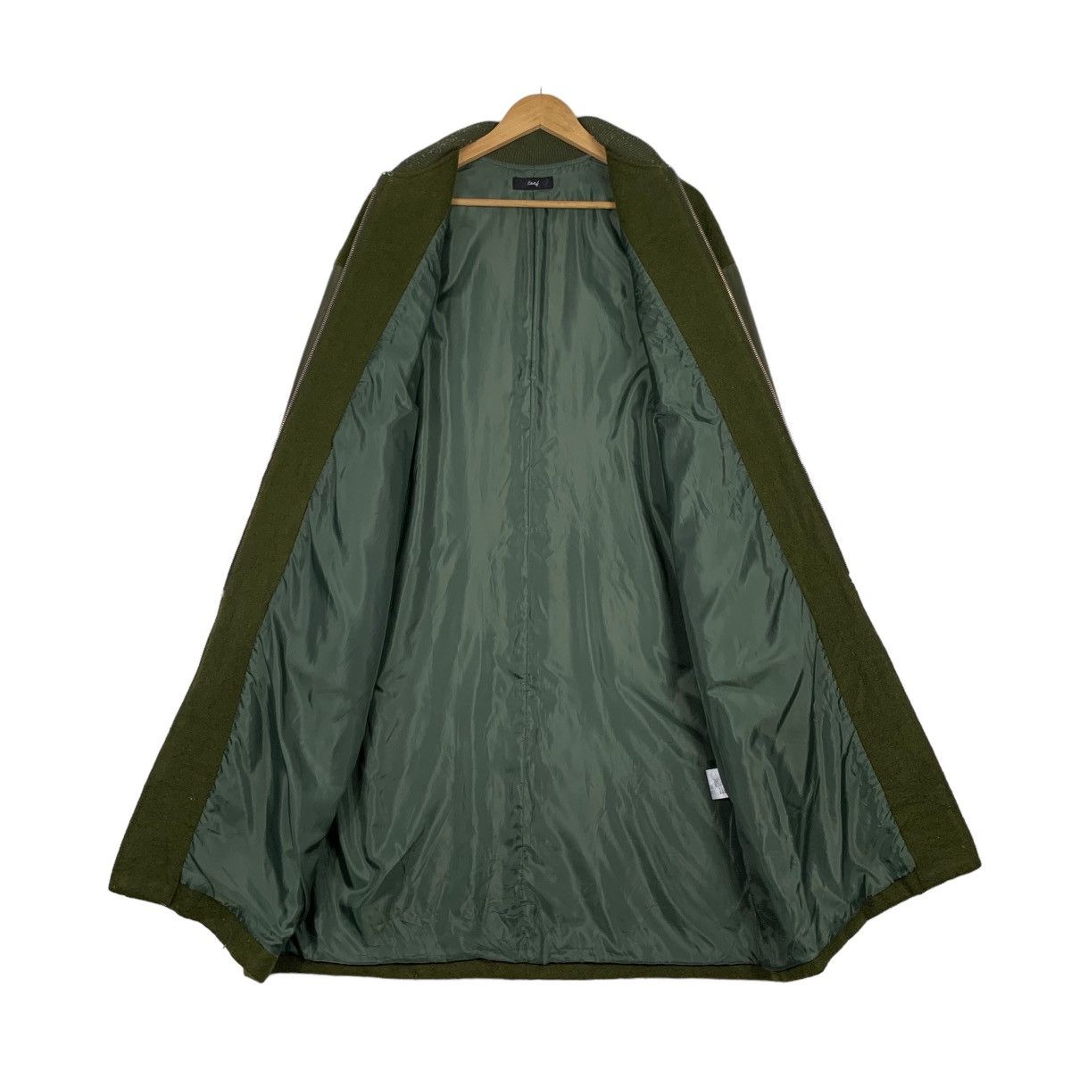 Japanese Brand LOAF Japan Long Bomber Jacket in Green #1158-C53 Size US S / EU 44-46 / 1 - 11 Thumbnail