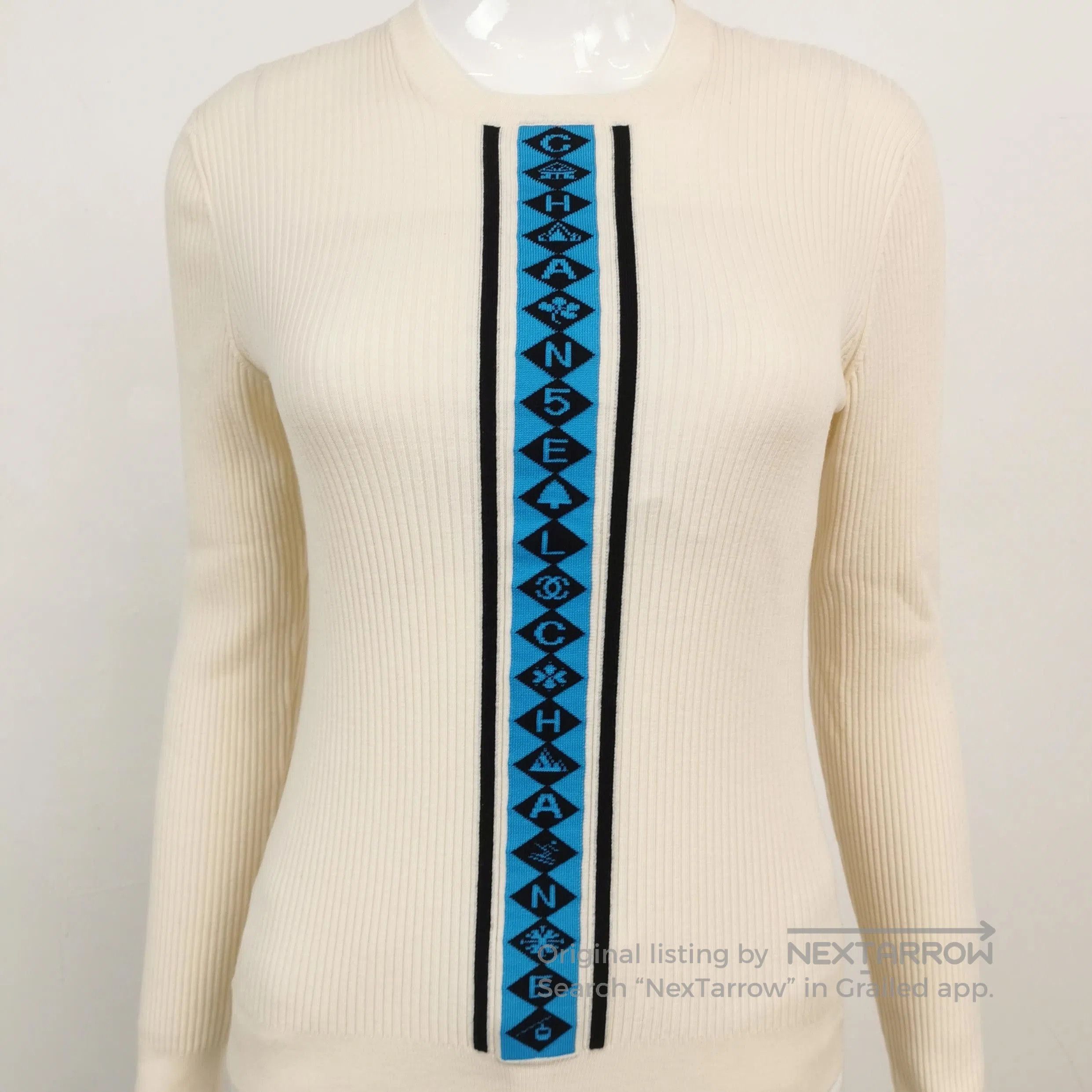 Chanel Chanel Cream Wool Blend Color. Size S / US 4 / IT 40 - 1 Thumbnail