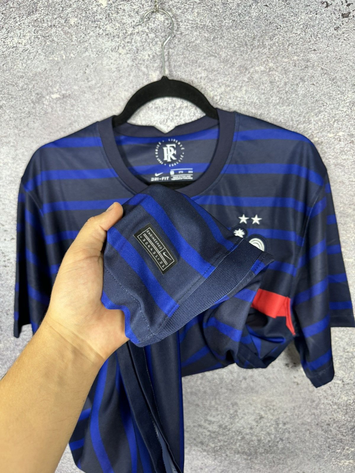 Other France 2020/21 Home Soccer Jersey Fan Version Blokcore Size US XXL / EU 58 / 5 - 8 Thumbnail