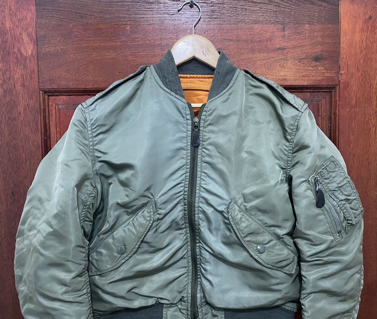 Alpha Industries Rare Vtg 60s Alpha Industries Ma-1 Flying USAF Jacket Size US S / EU 44-46 / 1 - 4 Thumbnail