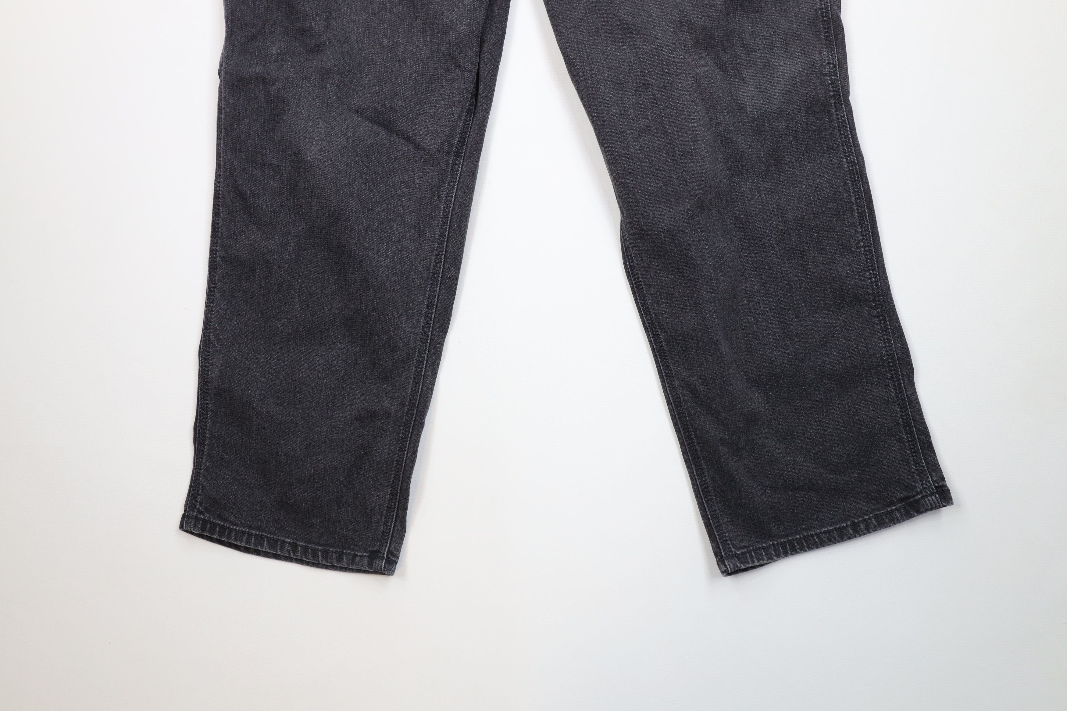Caterpillar Vintage Cat Caterpillar Wide Leg Dungaree Jeans Black Size US 38 / EU 54 - 4 Thumbnail