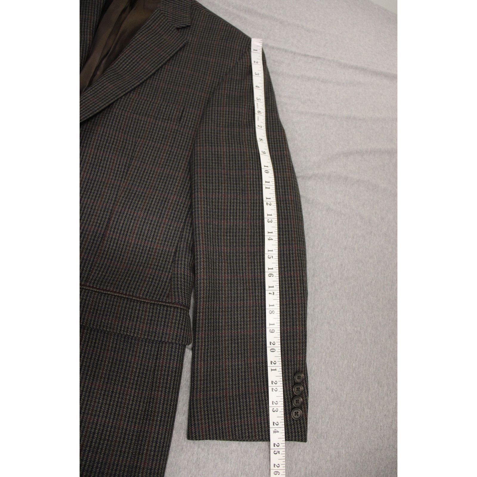 Lauren Ralph Lauren Lauren Ralph Lauren Blazer Mens 40R Gray Houndstooth Size 40R - 8 Thumbnail