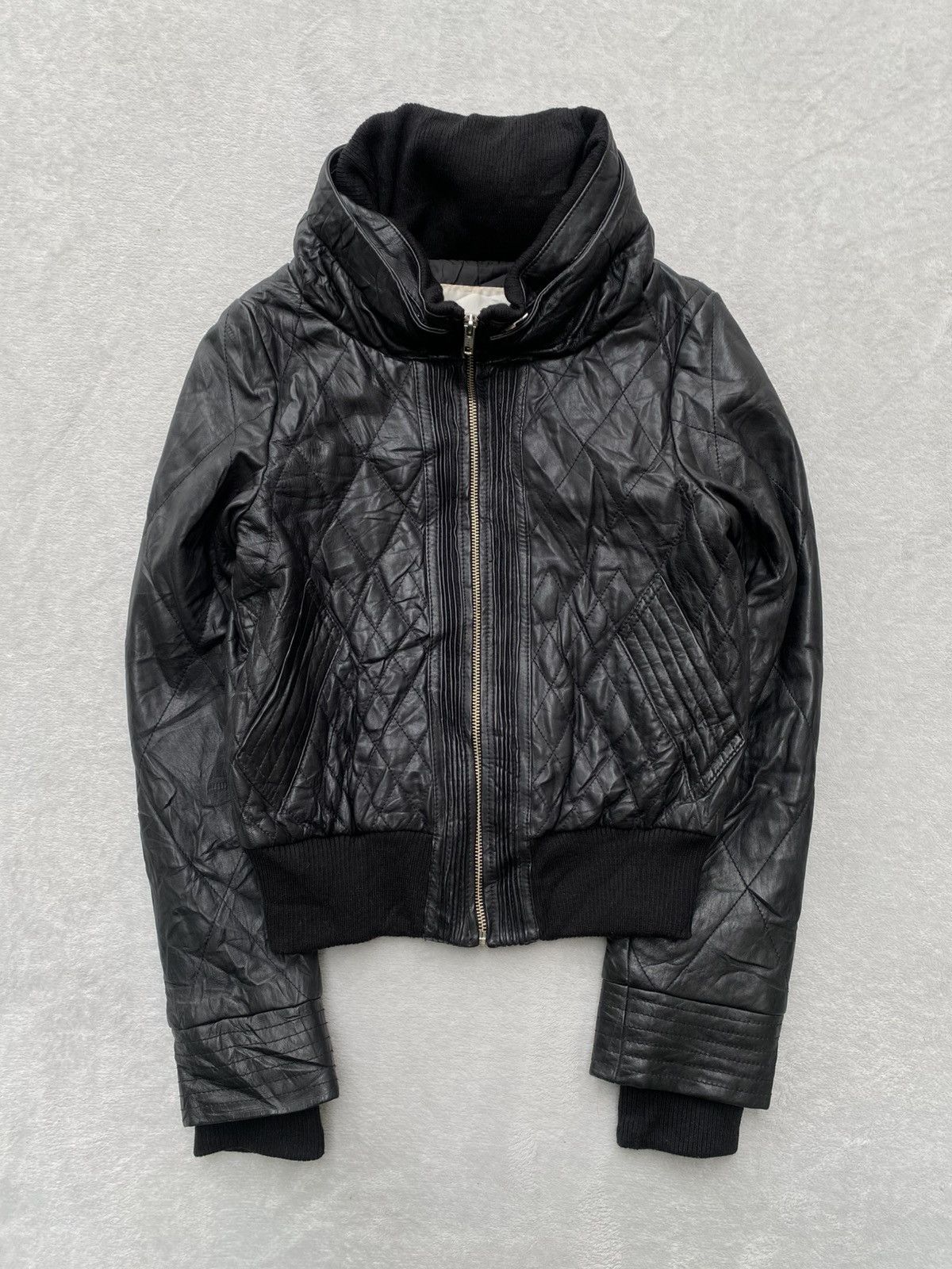 Enchantment 2000s- Enchantment? -Bono Quilted Leather Jacket Size S / US 4 / IT 40 - 2 Thumbnail