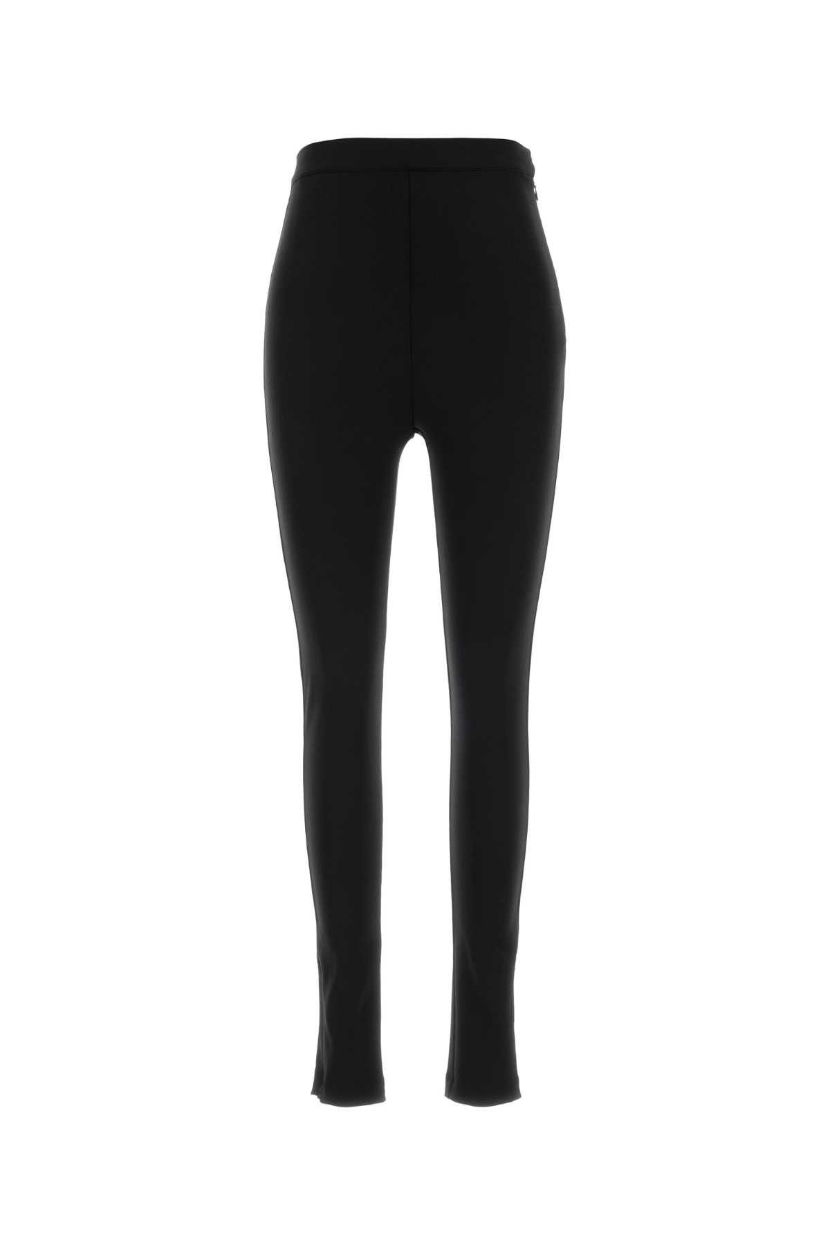 Jil Sander Black Stretch Virgin Wool Blend Pant Size 28" / US 6 / IT 42 - 1 Thumbnail