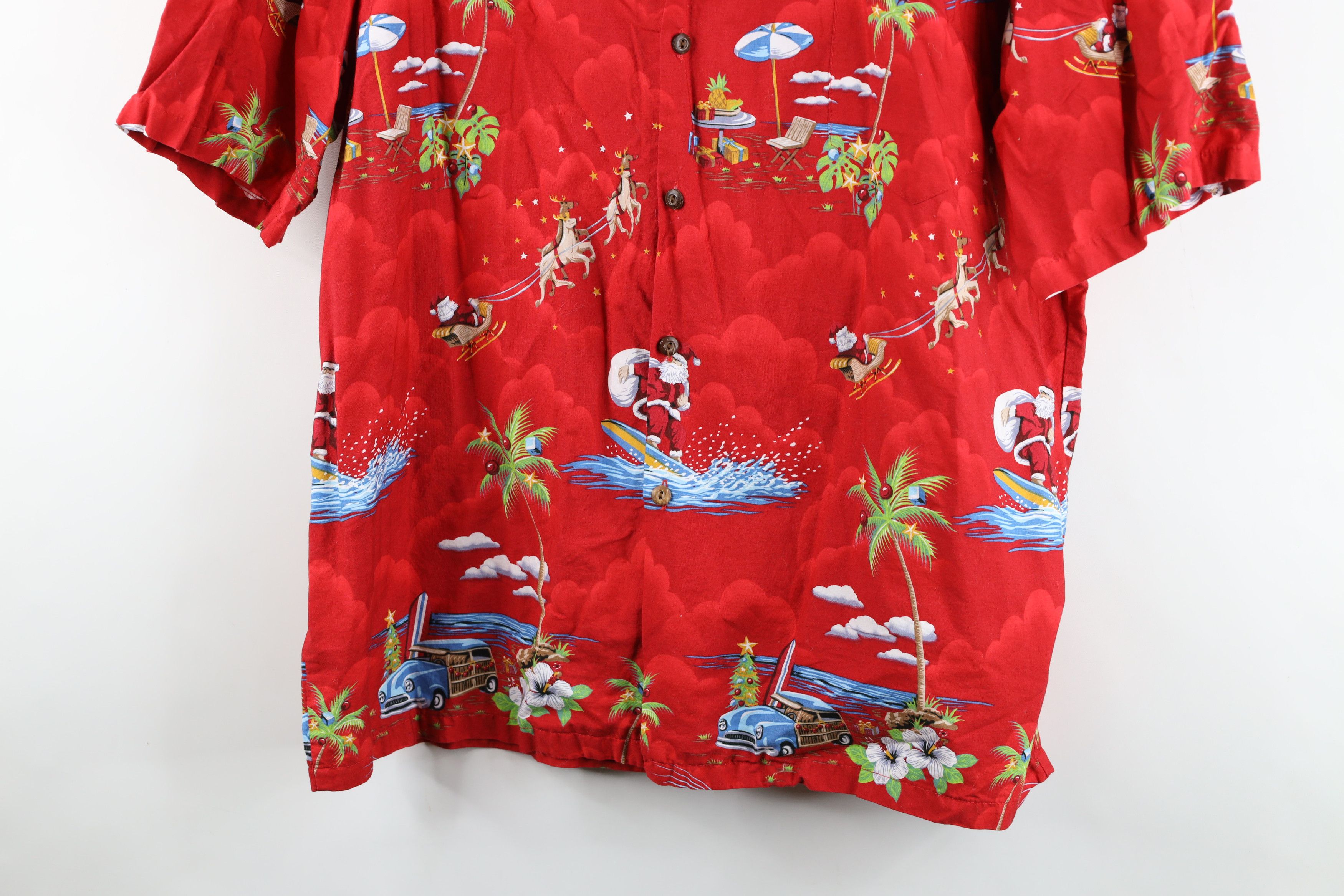 Vintage Vintage 90s Streetwear Claus Hawaiian Button Shirt USA Size US XXL / EU 58 / 5 - 3 Thumbnail