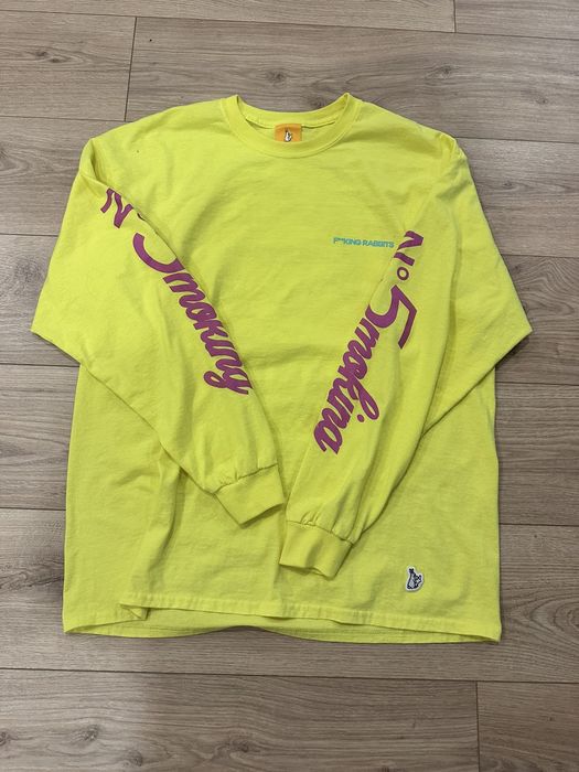 FR2 FR2 Long Sleeve No Smoking Shirt Yellow Large | Grailed