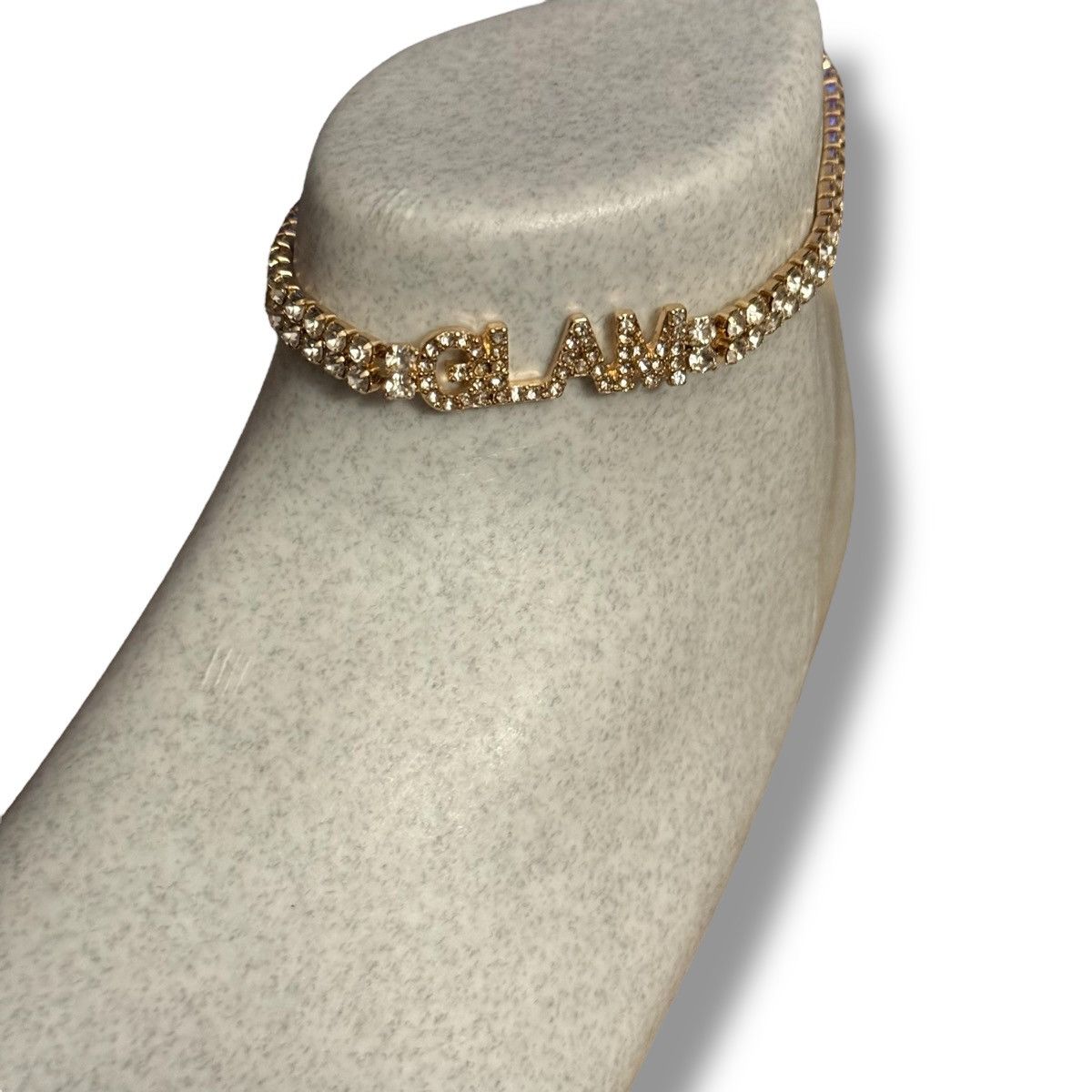 Other Gold tone GLAM tennis anklet Size ONE SIZE - 2 Thumbnail