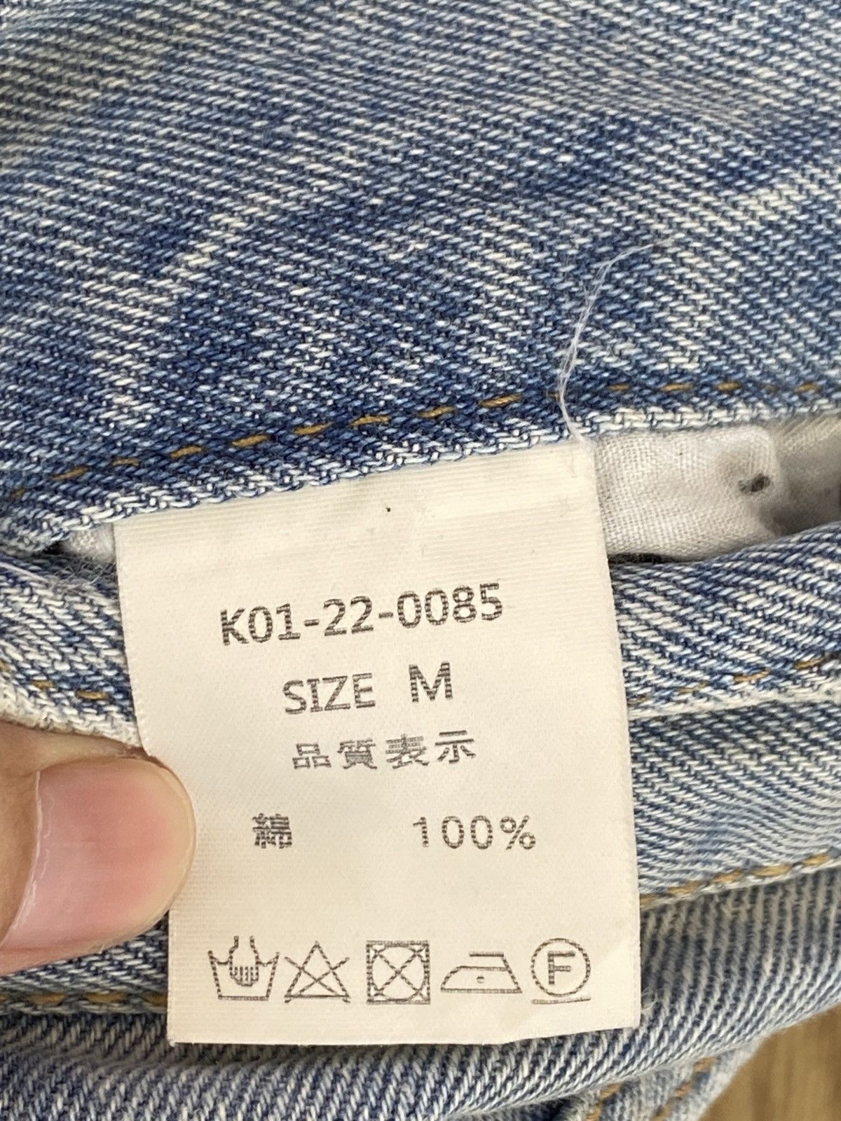 Japanese Brand Vintage Japanese Brand Blue Wash Style Side Line Jeans Size 26" / US 2 / IT 38 - 12 Thumbnail