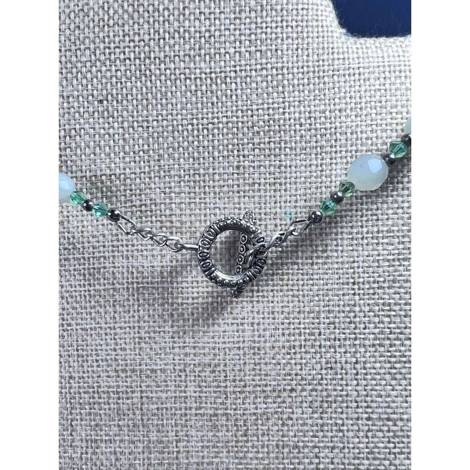 Other Jadeite Tourmaline .925 Findings & Spacers Pendent Necklace Size ONE SIZE - 7 Thumbnail