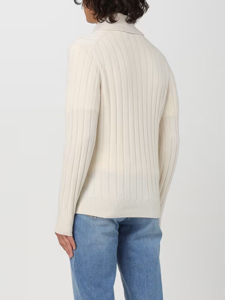 Brunello Cucinelli o1w1db10326 Ribbed Cardigan in Beige Size US M / EU 48-50 / 2 - 3 Thumbnail