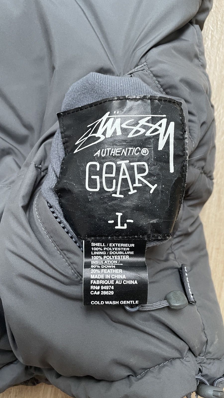 Stussy Vintage down STUSSY puffer vest jacket military /khaki Size US L / EU 52-54 / 3 - 15 Thumbnail