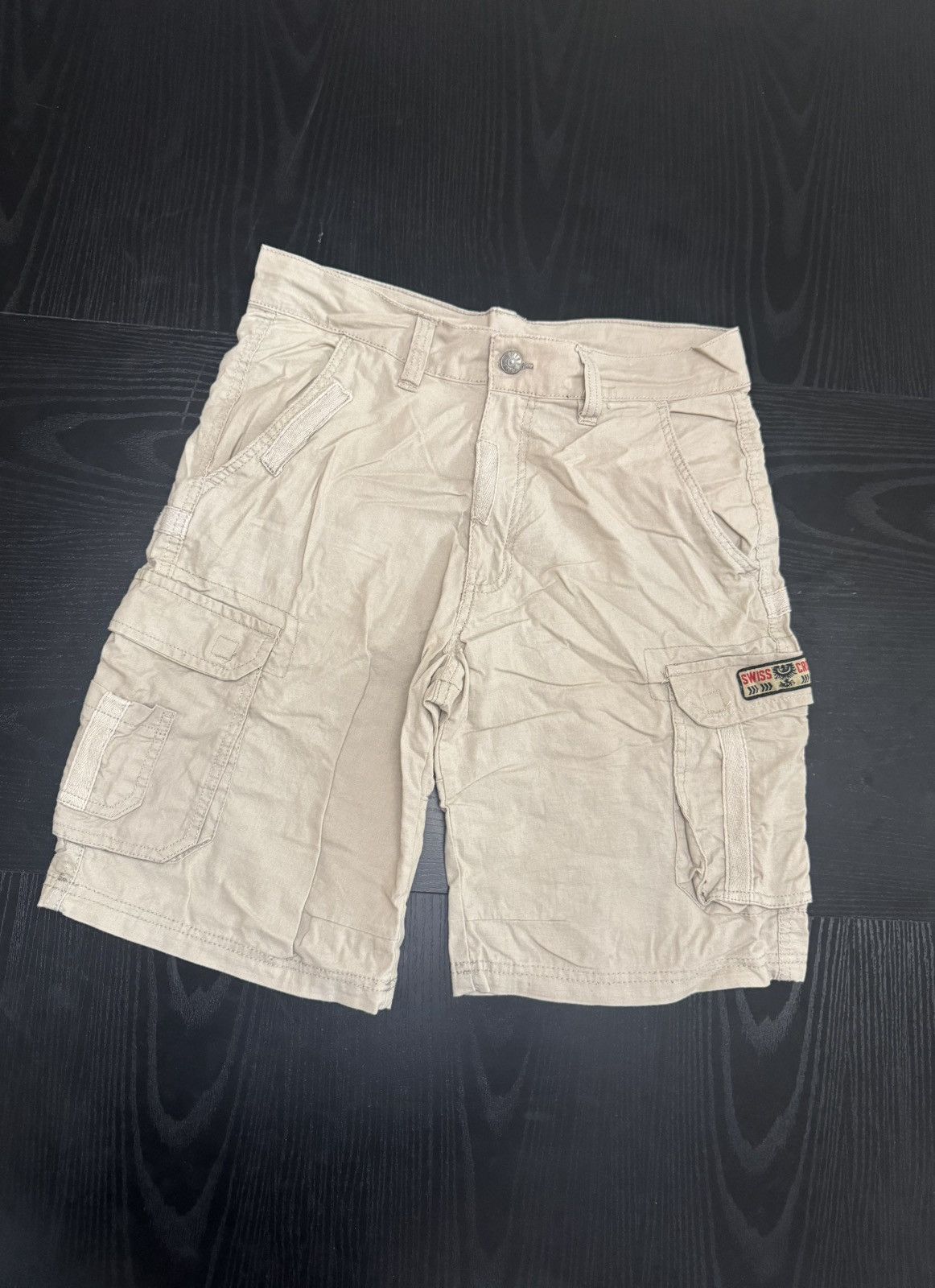 Vintage Swiss Cross Cargo Shorts Size US 32 / EU 48 - 1 Thumbnail