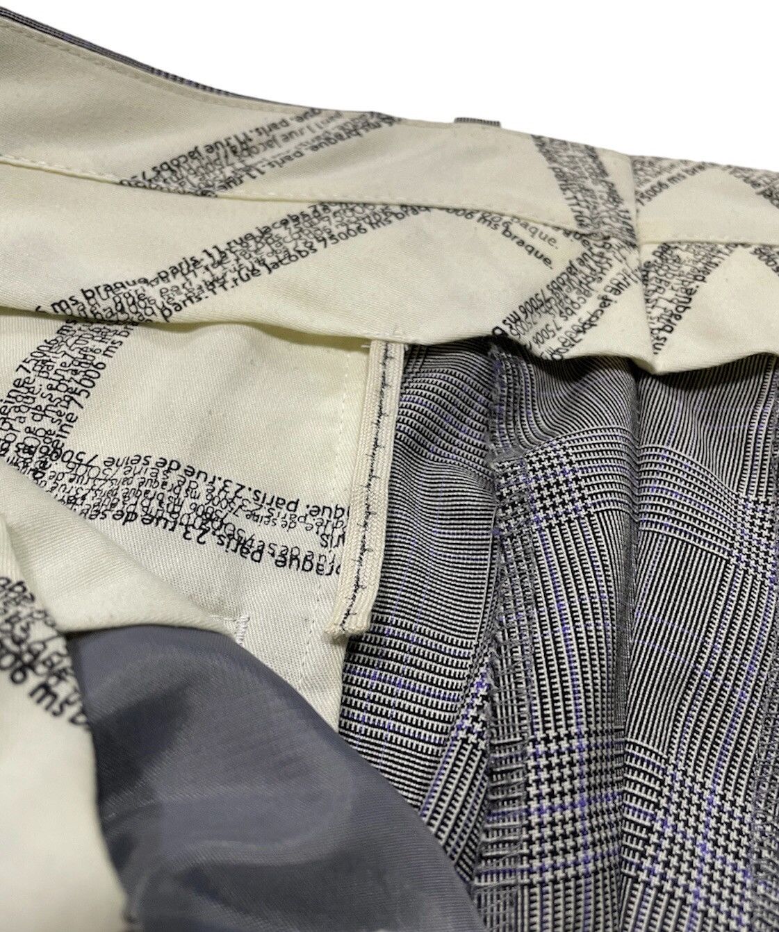Japanese Brand FW18 Takahiro Matsushita Plaid Trousers Size US 31 - 7 Thumbnail