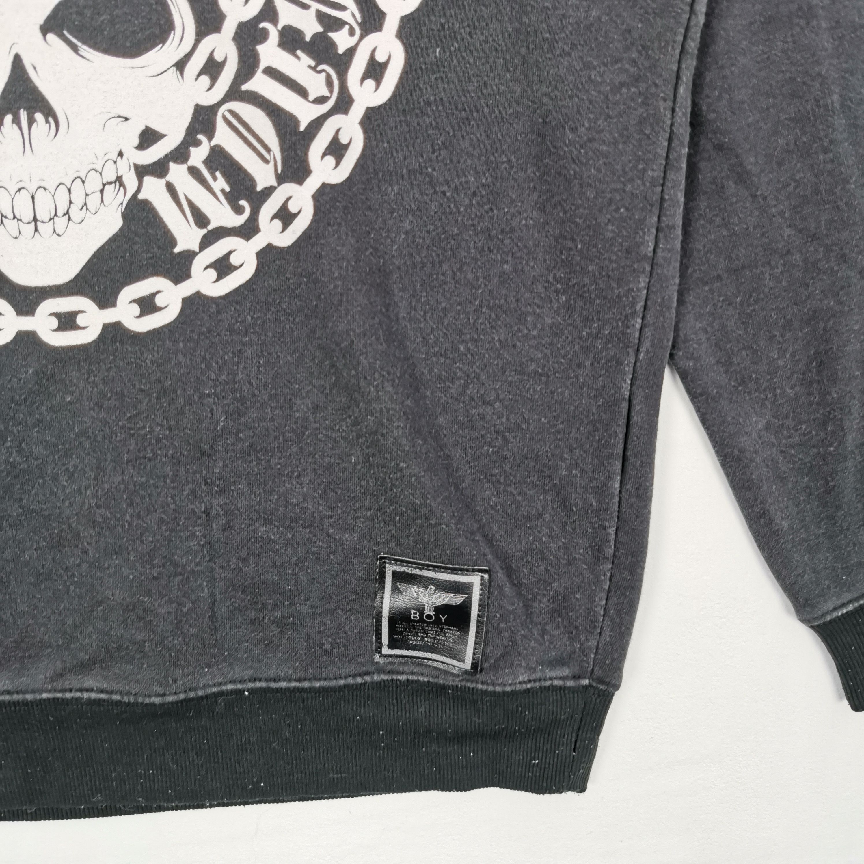 Boy London × Vintage Vintage Boy London Sweater Boy London Skulls Sweatshirt Size US M / EU 48-50 / 2 - 4 Thumbnail