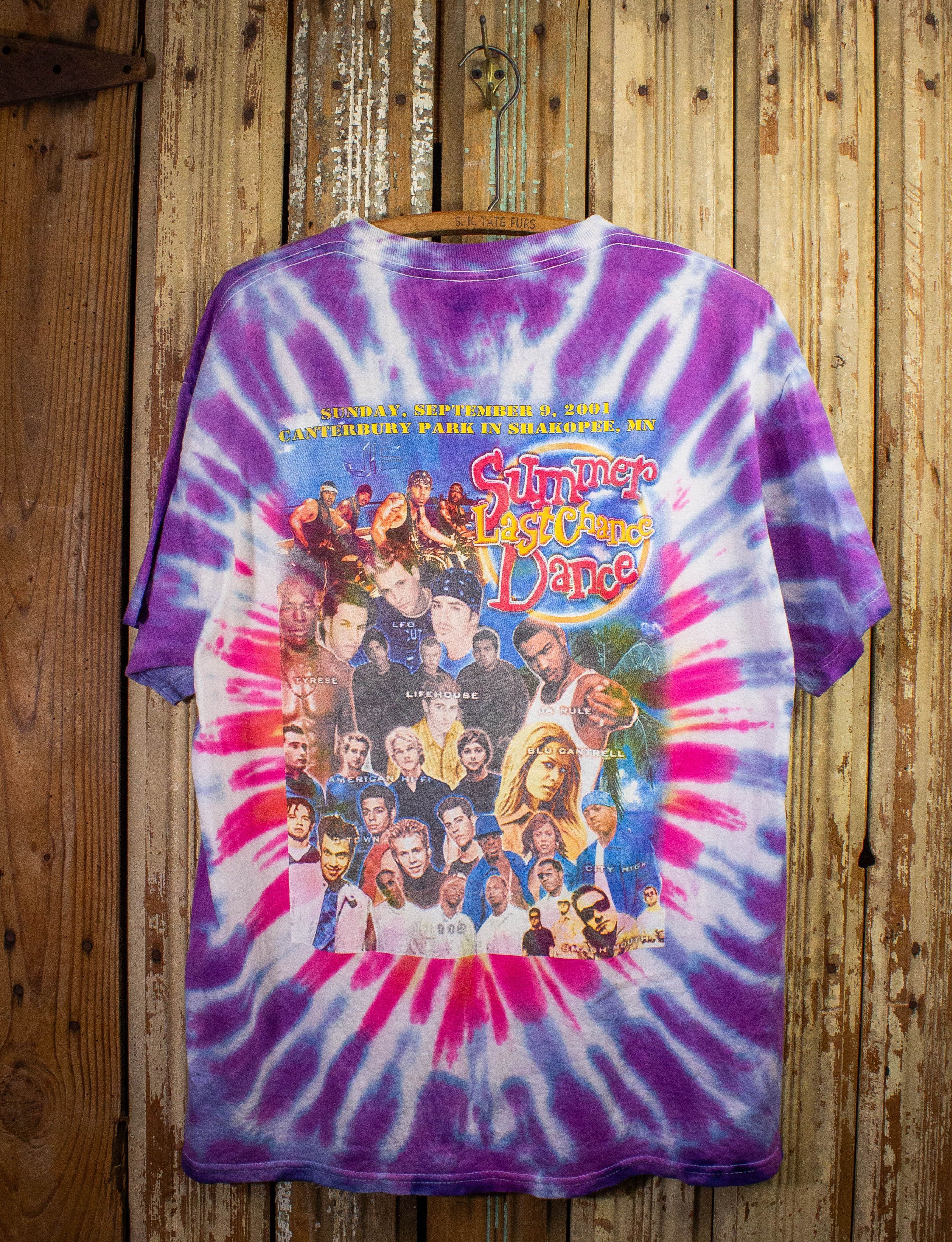 Vintage Summer Last Chance Dance Concert T Shirt 2001