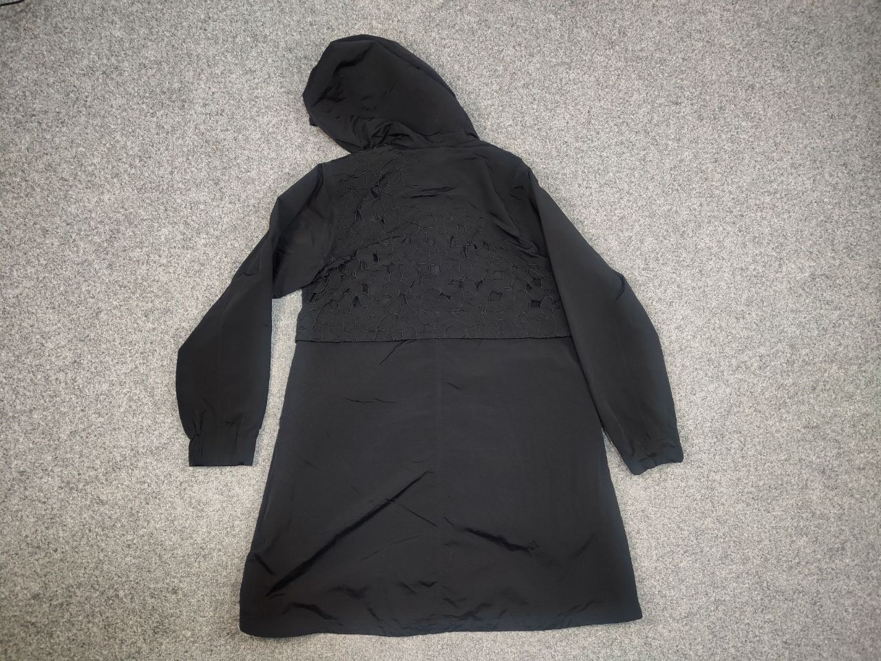 Lululemon LuluLemon Flower Patterned Hooded Parka Black Nylon Jacket Size L / US 10 / IT 46 - 15 Thumbnail