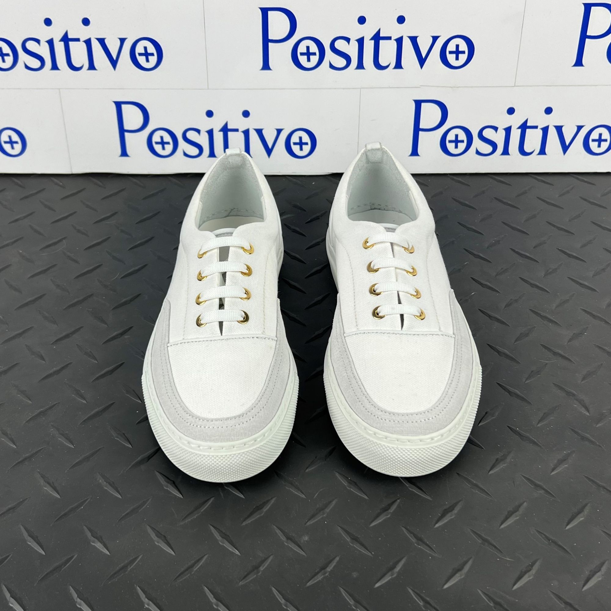 Buscemi Buscemi Cali White Leather Low top Sneakers US 7 SAMP Size US 7 / IT 37 - 3 Thumbnail