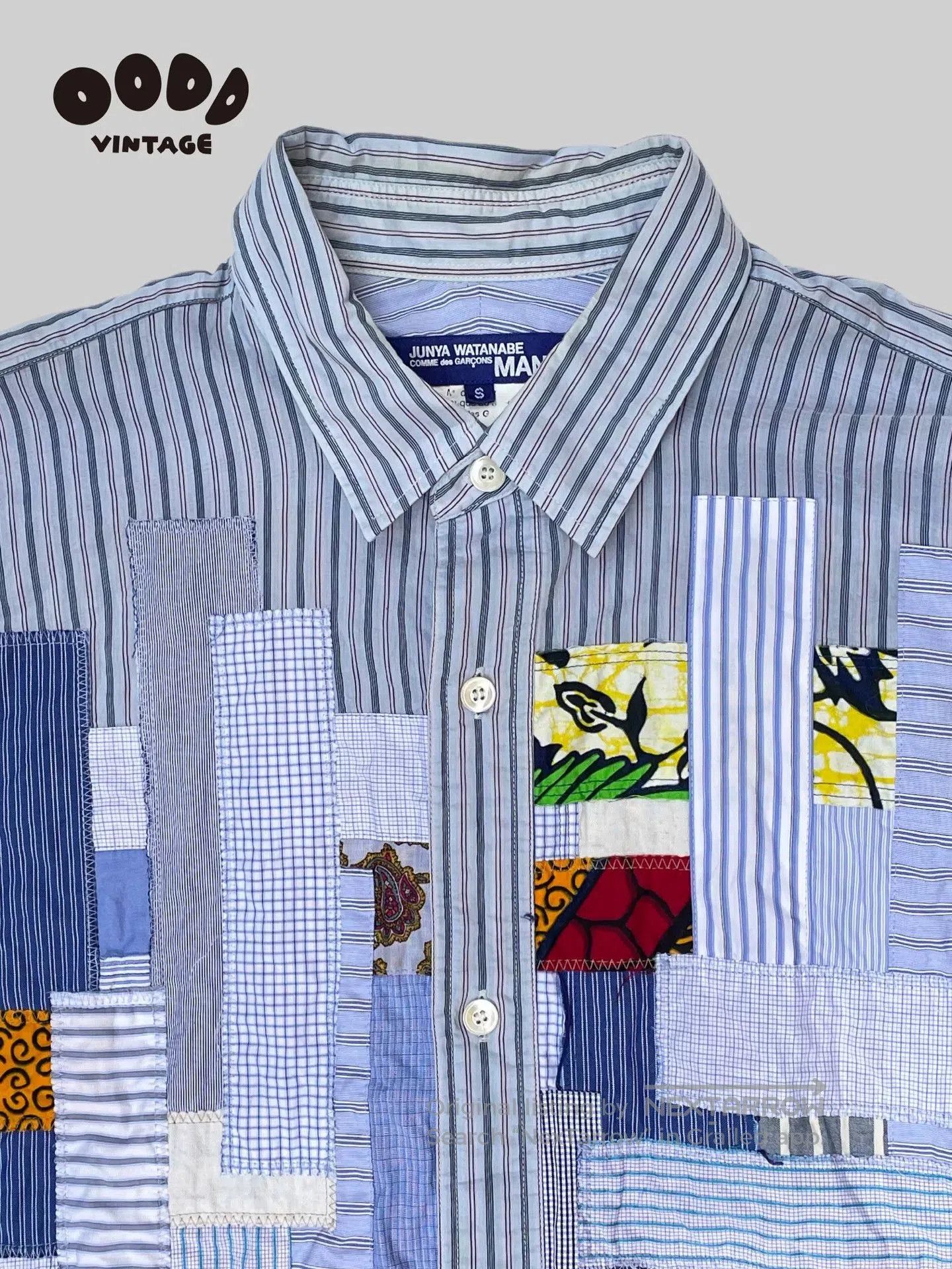 Junya Watanabe Junya Watanabe Patchwork Shirt. Size US M / EU 48-50 / 2 - 6 Thumbnail