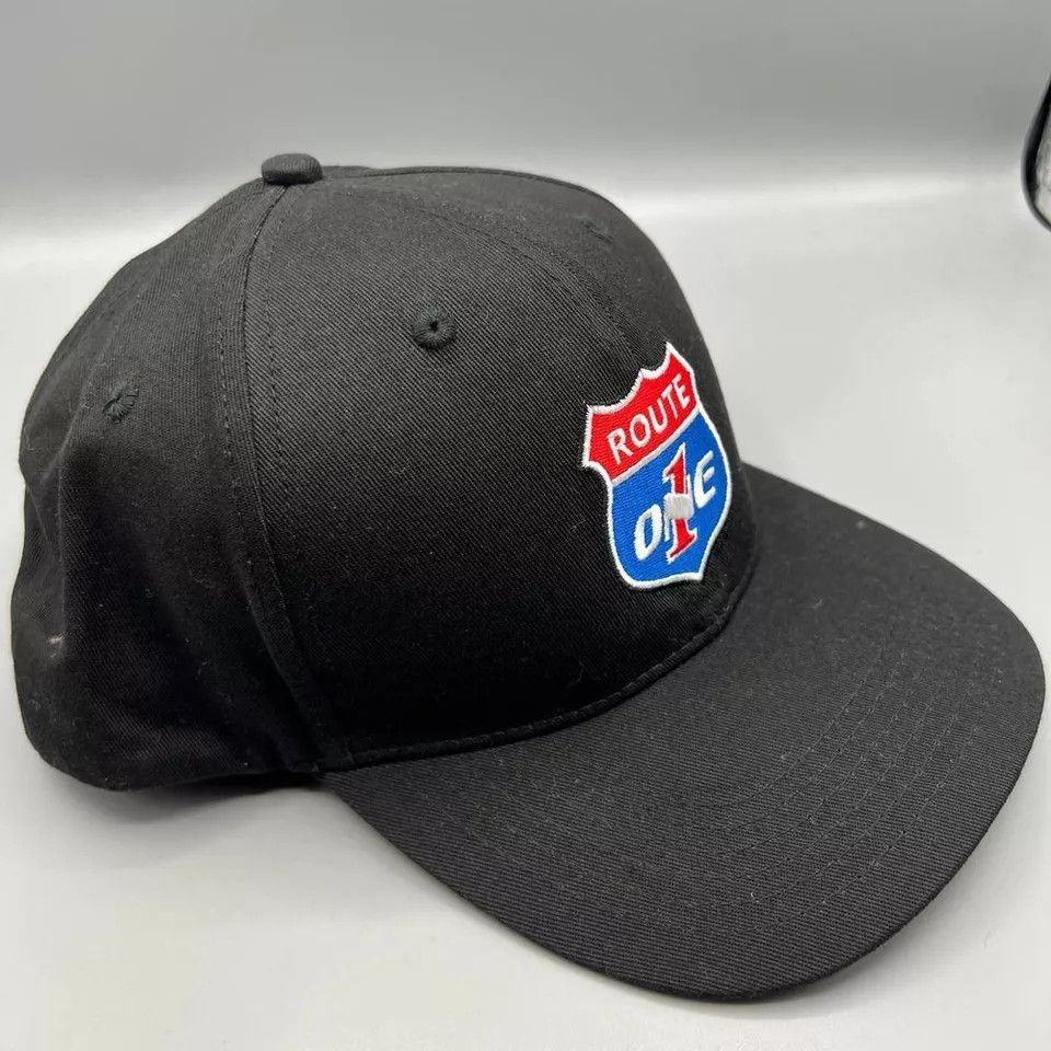 Other Nelson Rigg Hat Men Black Motorcycle Route One Snap Back Cap Size ONE SIZE - 3 Thumbnail