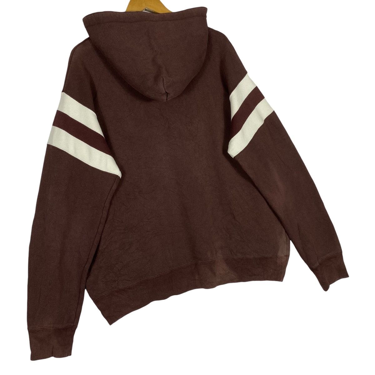 Bape Vintage BAPE Hoodie A Bathing Ape Brown College Logo Size US L / EU 52-54 / 3 - 14 Thumbnail