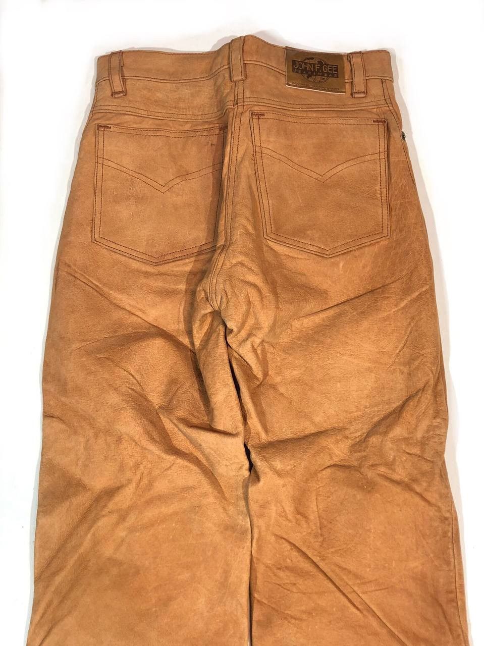 Vintage Gohn F Gee Moto Biker Leather Pants Vintage Size US 28 / EU 44 - 7 Thumbnail