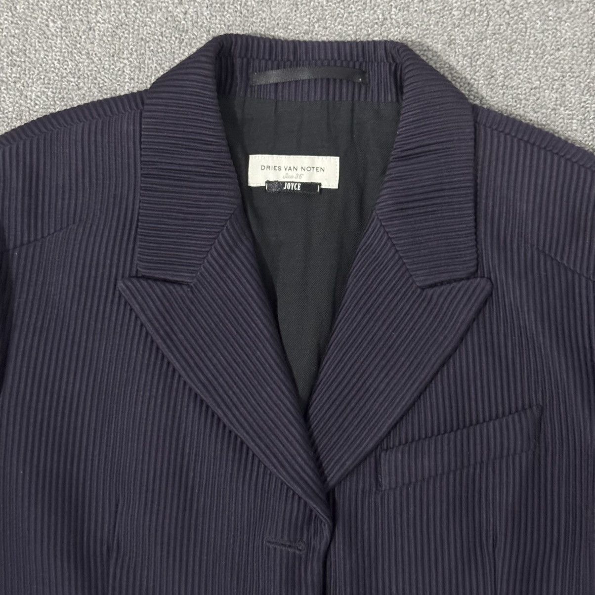 Dries Van Noten Dries Van Noten - Joyce - Corduroy Single Breasted Jacket Size XS / US 0-2 / IT 36-38 - 5 Thumbnail