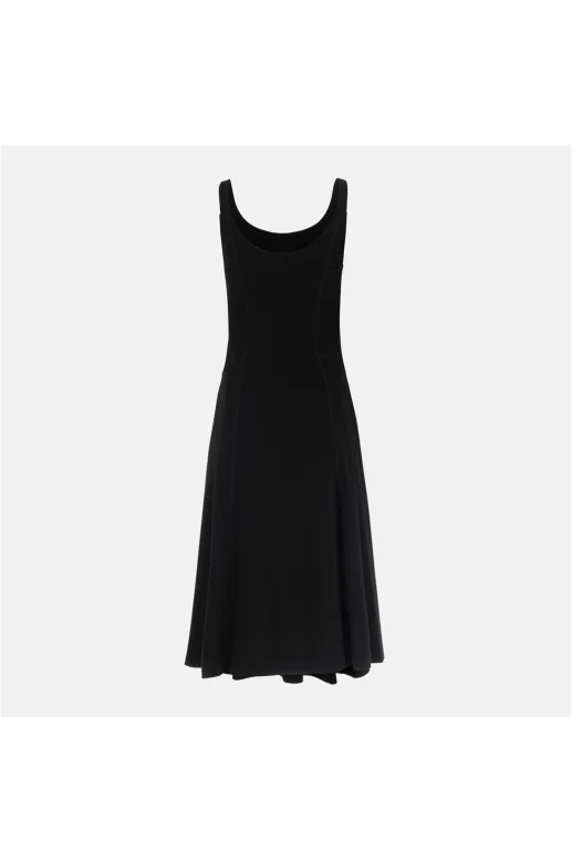 Off-White o1y1125 Midi Dress in Black Size XS / US 0-2 / IT 36-38 - 2 Thumbnail