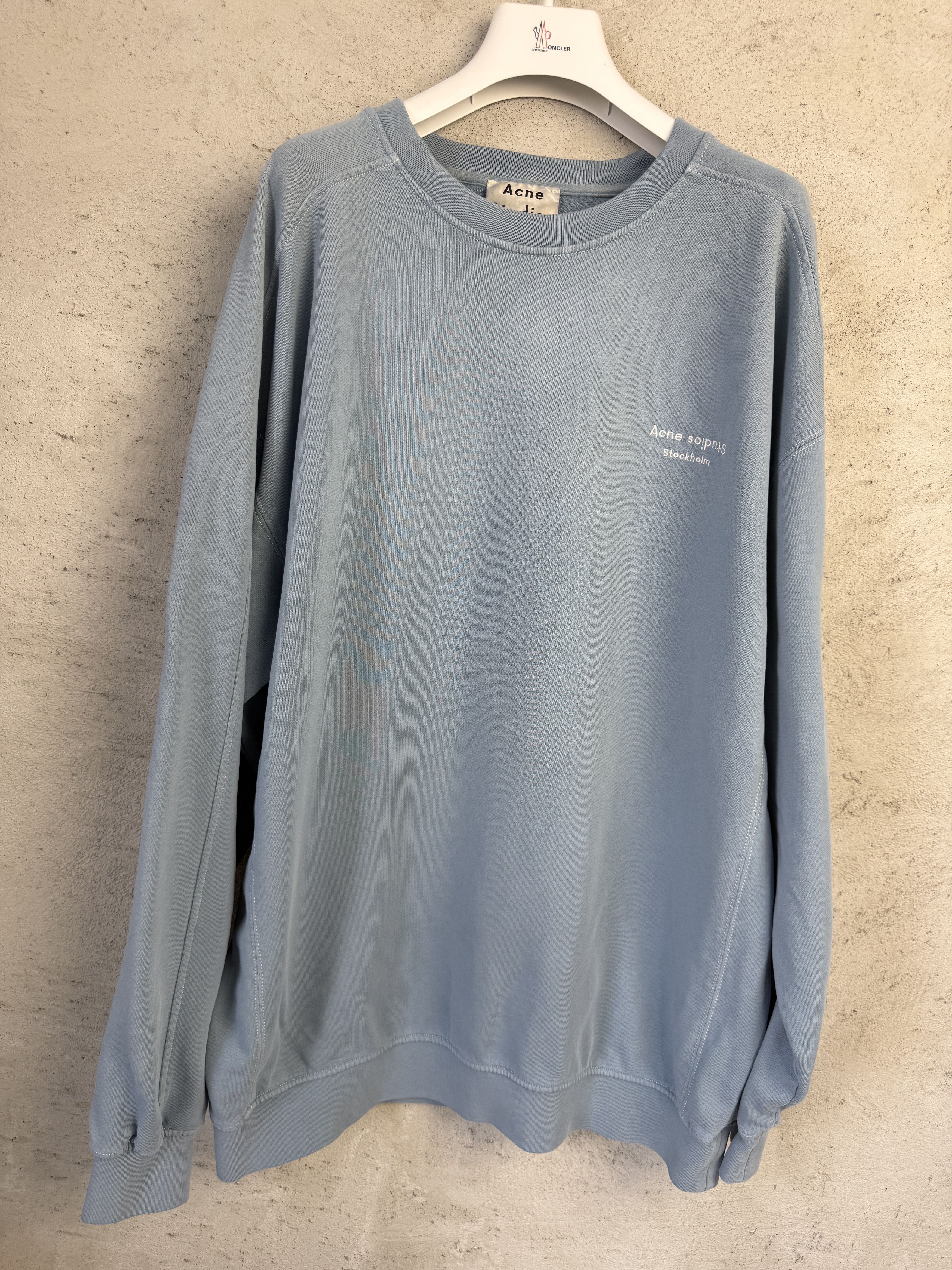 Acne Studios Acne Studios small logo embroidered sweatshirt crewneck Size US S / EU 44-46 / 1 - 1 Thumbnail