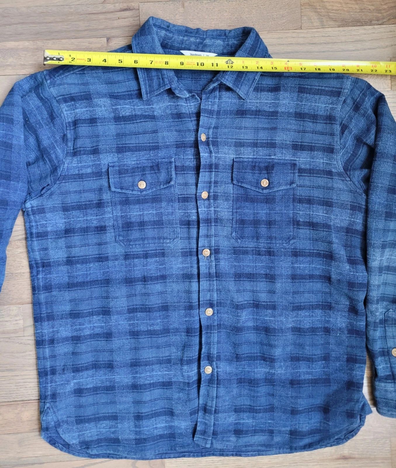 3sixteen 3sixteen overdyed indigo utility shirt - XXL (fits XL) Size US XXL / EU 58 / 5 - 5 Thumbnail