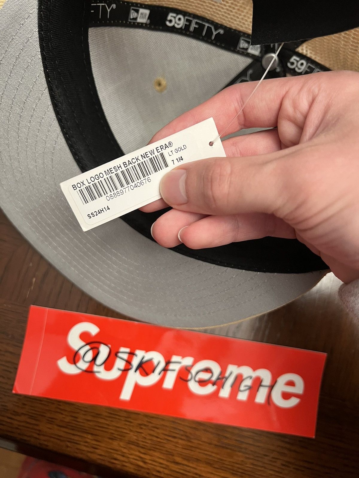 Supreme Supreme Box Logo Mesh Back New Era Cap 7 1/4 Size ONE SIZE - 4 Thumbnail
