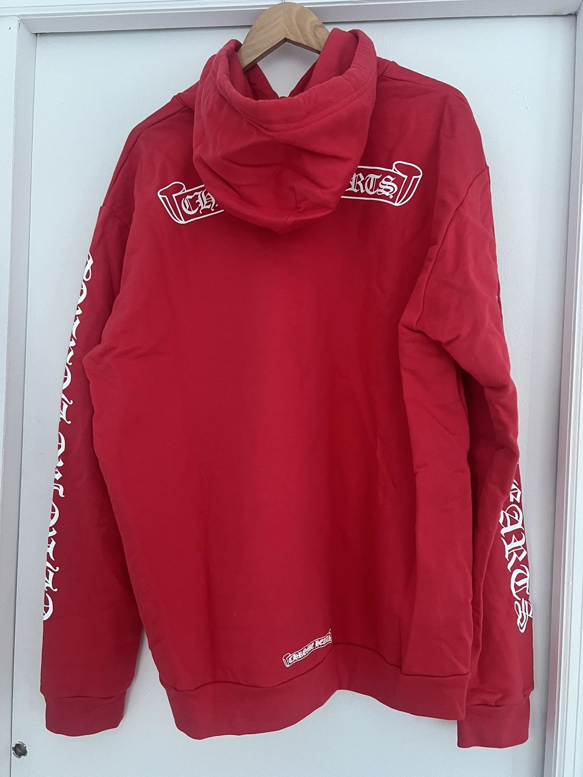 Chrome Hearts Chrome Hearts Red Scroll Hoodie Size US L / EU 52-54 / 3 - 2 Thumbnail