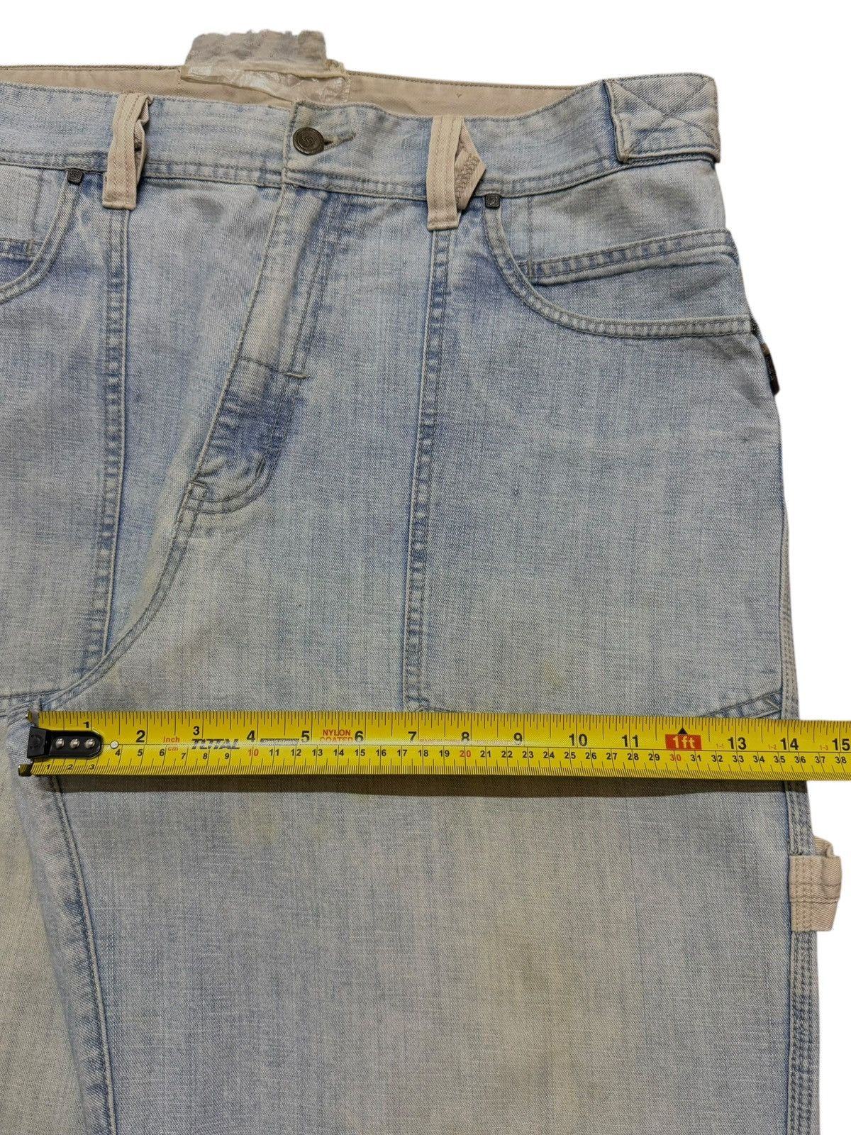 JNCO Vintage Japanese Brand Carpenter Faded Wash Wide Leg Baggy Size US 36 / EU 52 - 14 Thumbnail