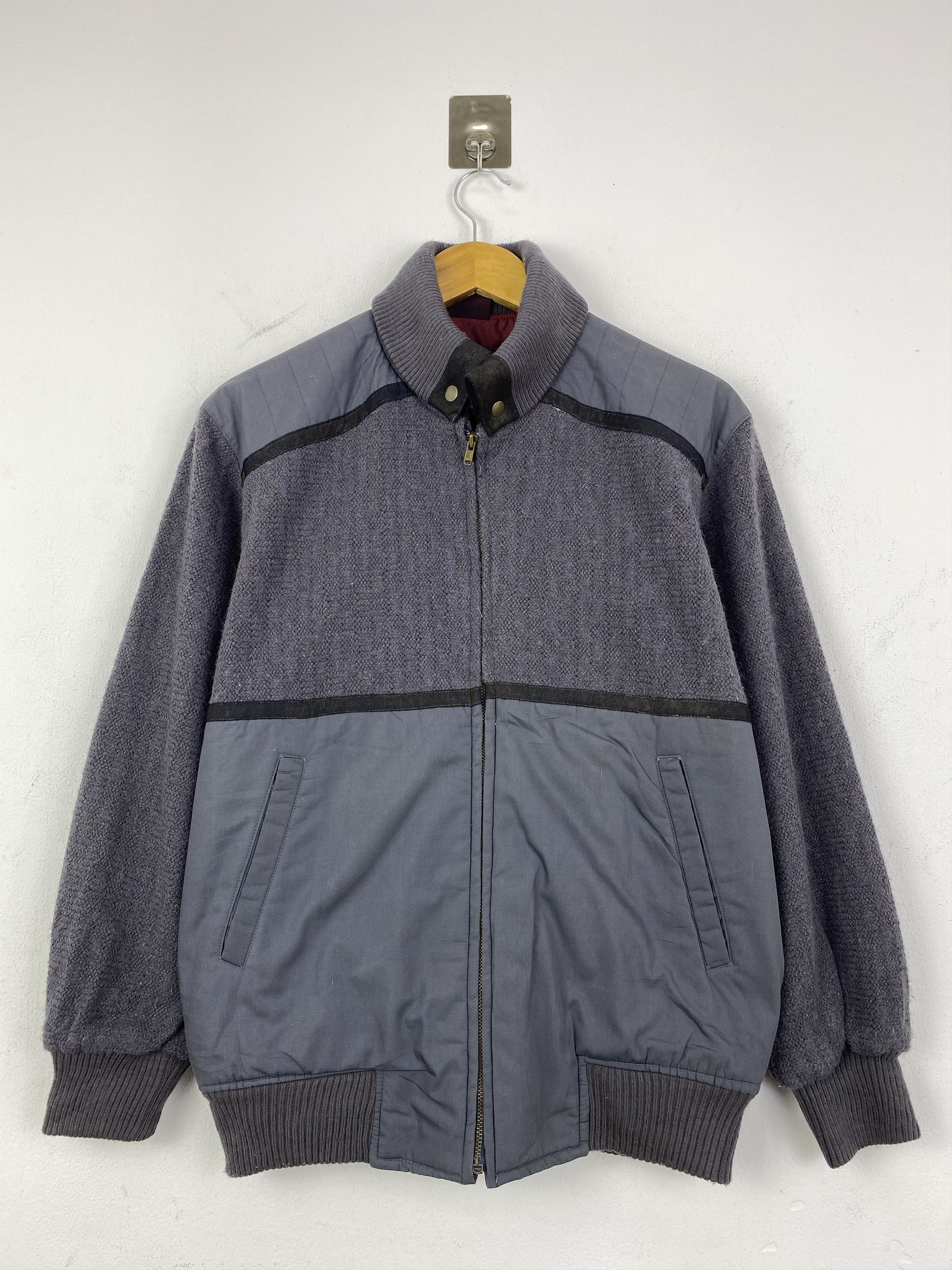 RENOWN Vtg BigWay by Renown Multi-Fabric Panel Bomber Jacket JA0210 Size US L / EU 52-54 / 3 - 1 Thumbnail