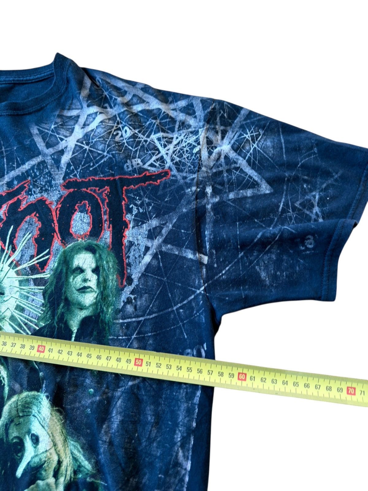 Slipknot *RARE* AOP SLIPKNOT 2009 PROMO TOUR TEE METAL BAND TEE VTG Size US XL / EU 56 / 4 - 6 Thumbnail