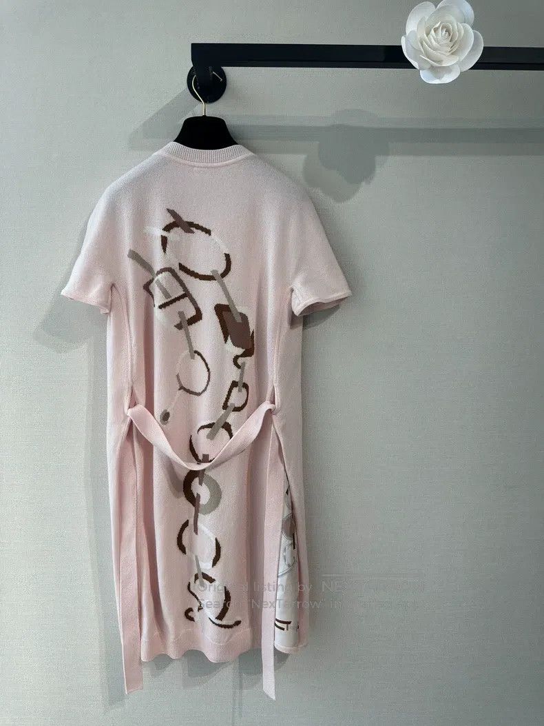 Hermes Hermes String music real silk and cashmere blend dress Size XS / US 0-2 / IT 36-38 - 4 Thumbnail