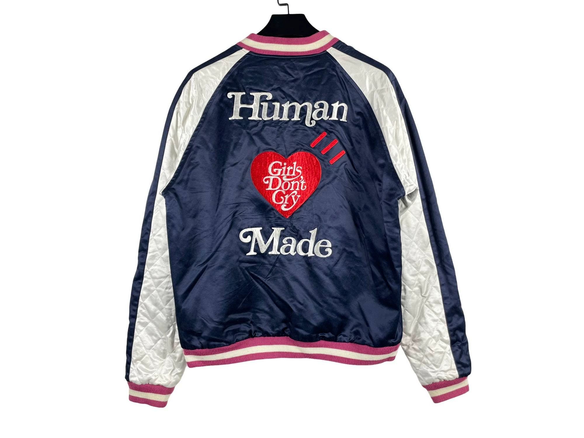 Human Made Girls Don’t Cry × HUMAN MADE 2-Sided YOKOSUKA Varsity Satin Size US L / EU 52-54 / 3 - 5 Thumbnail
