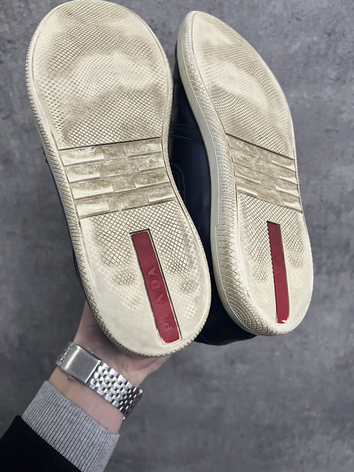 Prada Prada Leather Red Tab Shoes Size US 7 / EU 40 - 7 Thumbnail