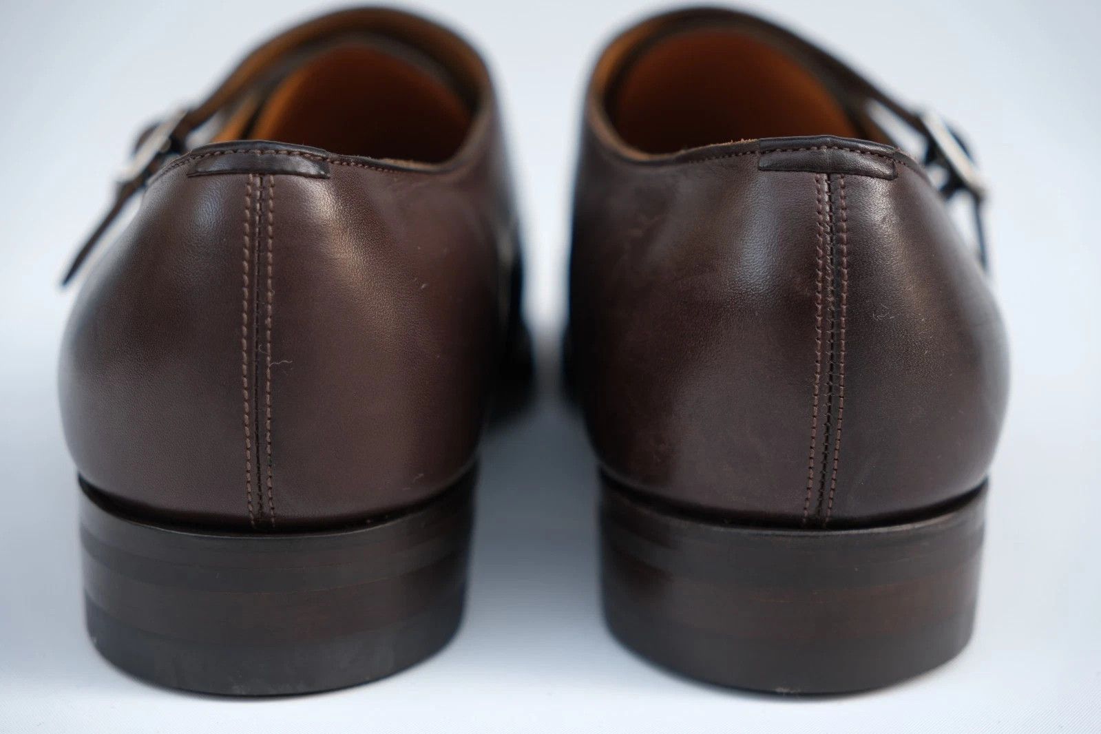 Edward Green New Edward Green Westminster Dark Brown Leather Shoes Size US 11 / EU 44 - 4 Thumbnail