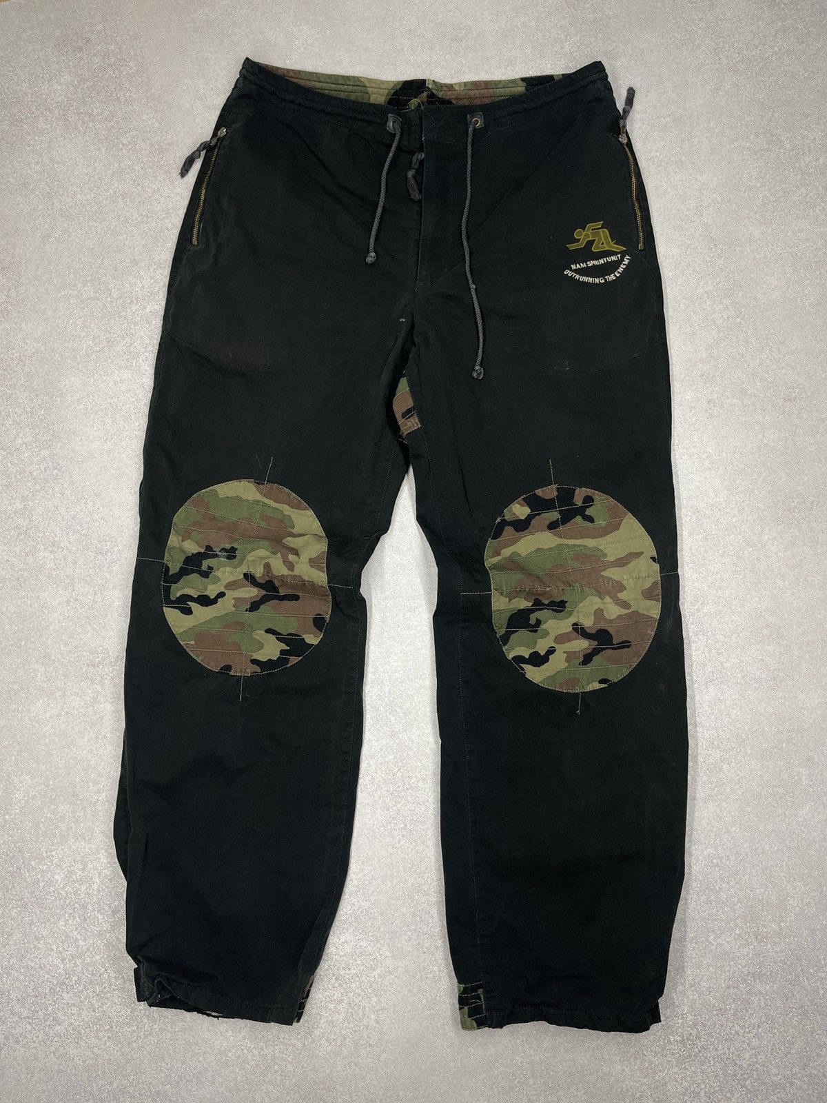Ringspun Vintage Ringspun Nylon Military Pants Black Japanese Style Size US 33 - 7 Thumbnail