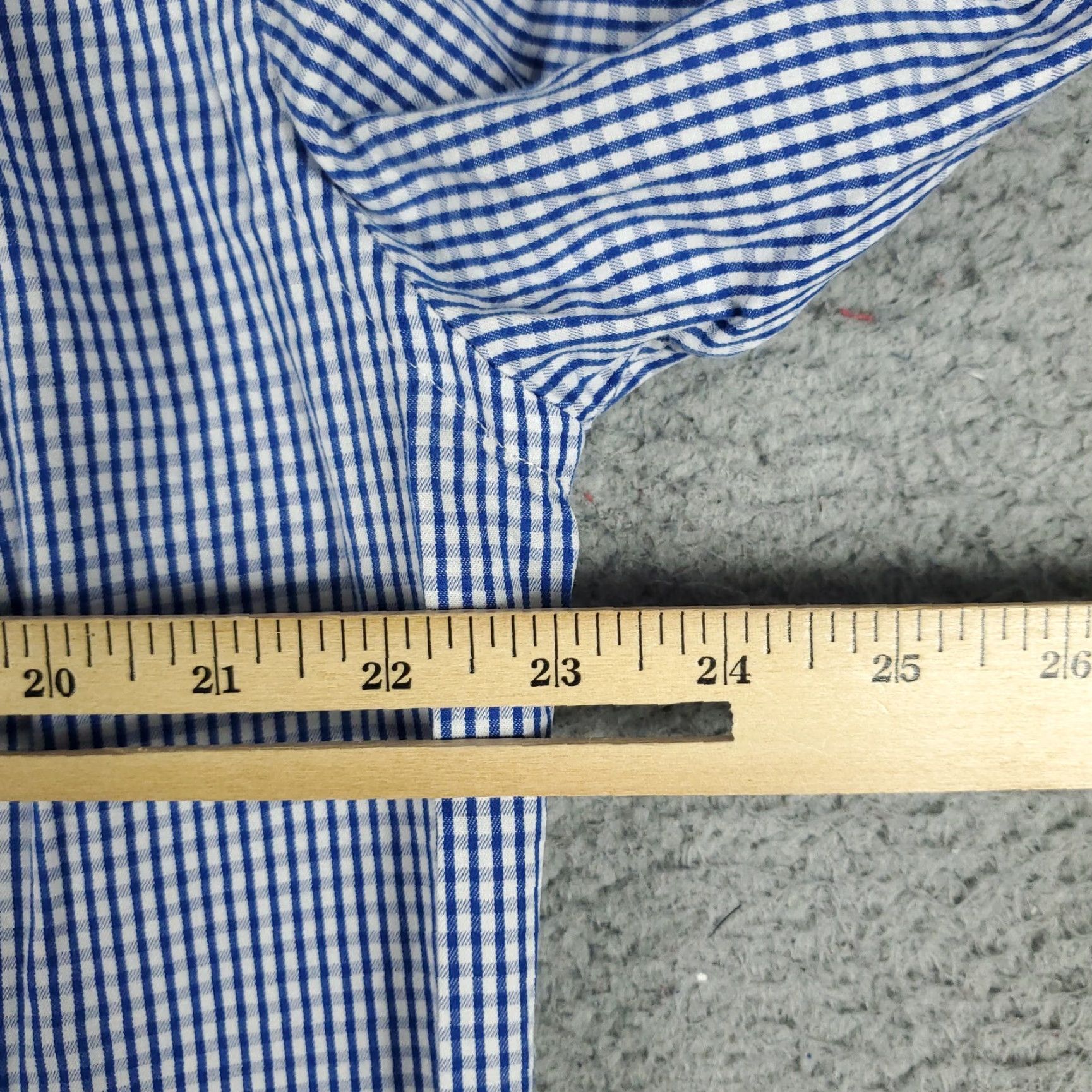 Tommy Hilfiger Tommy Hilfiger Shirt Mens XL Blue Check Button Up Long Sleeve Size US XL / EU 56 / 4 - 5 Thumbnail