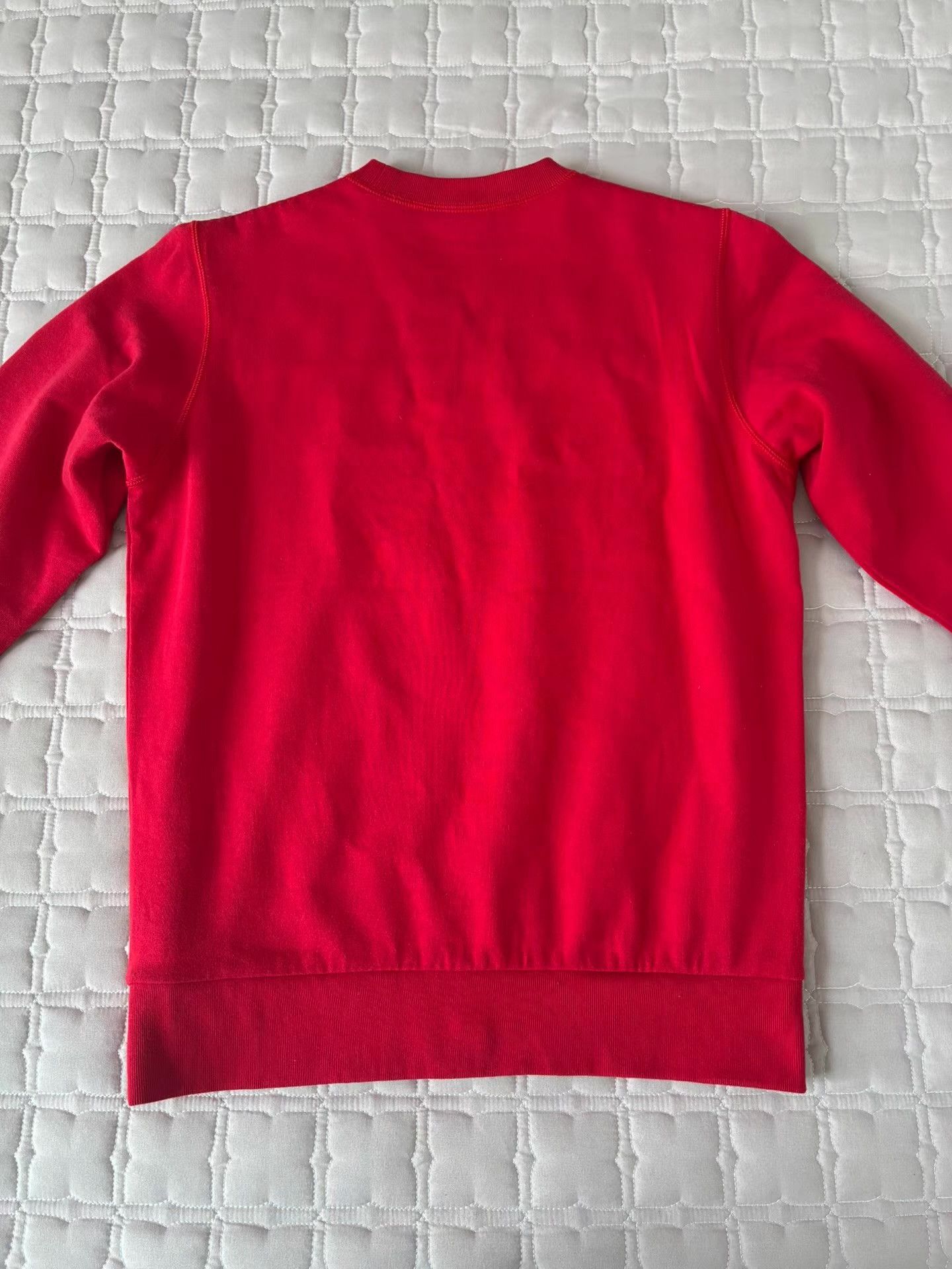 Supreme Supreme Red Fleece Sweatshirt Size S, Top Version Size US S / EU 44-46 / 1 - 5 Thumbnail